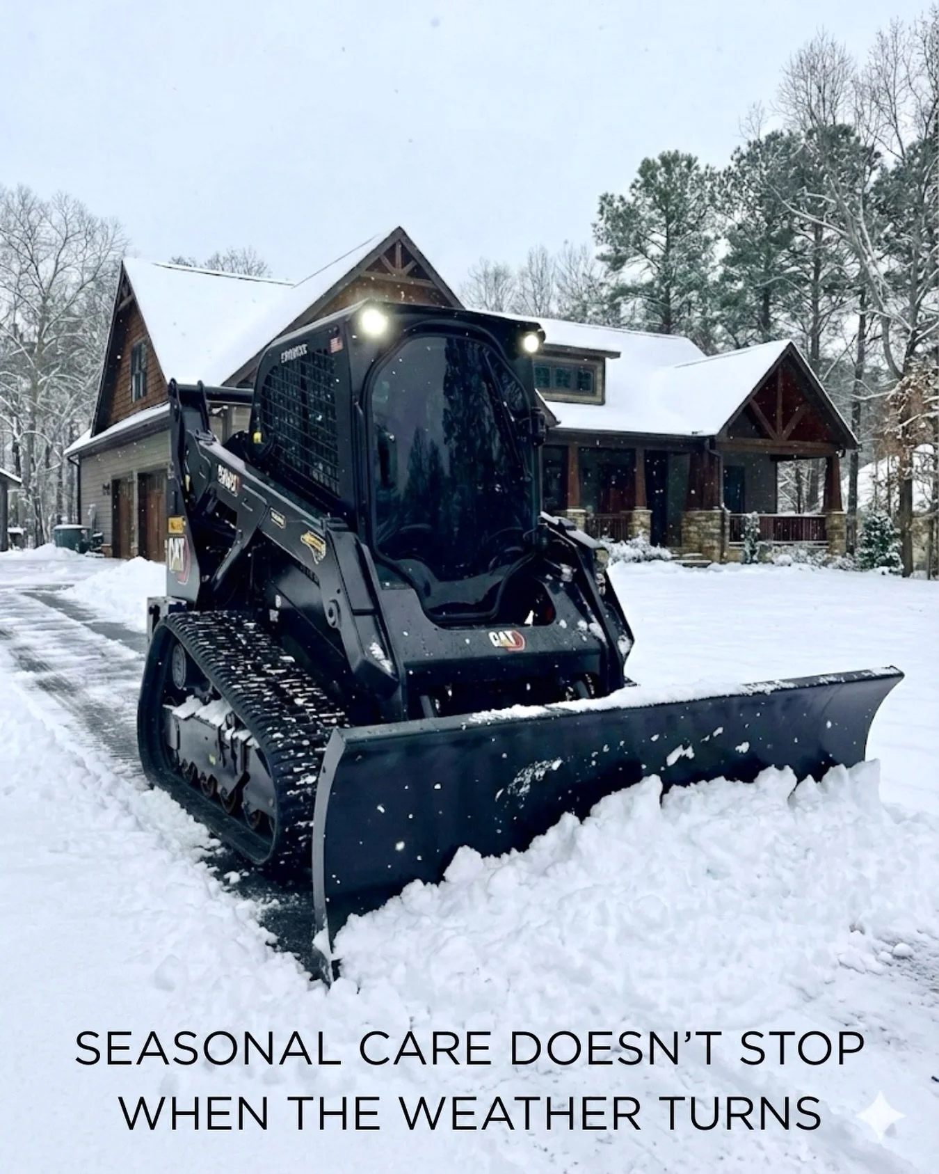 Seasonal care doesn&rsquo;t stop when the weather turns. 

With this weekend&rsquo;s storm approaching, our team will be offering snow and ice removal for a limited number of homes to help keep driveways, walkways, and entry points safe and accessibl