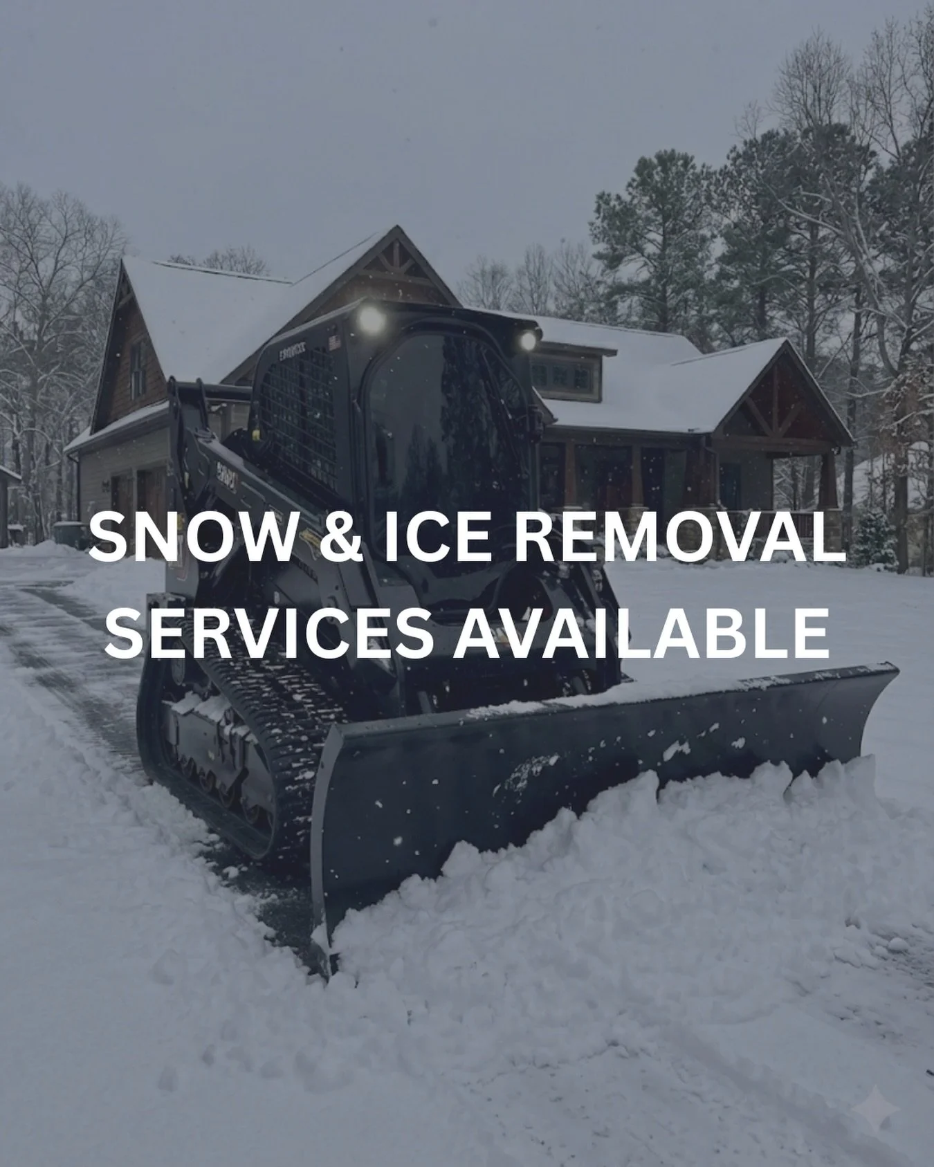 Our team is actively offering snow and ice removal services for a limited number of homes to help keep driveways, walkways, and entry points safe and accessible. 

If this would be helpful for your home during the winter weather, please fill out the 