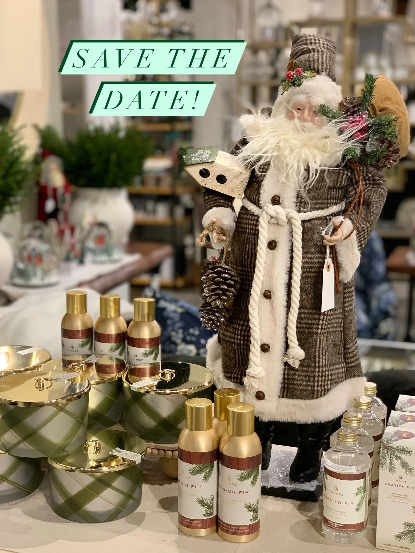 Shop early at our Christmas Preview Party, November 6 at 6pm. Light refreshments, special prices, and everything you need to holidize your home! 

Our dazzling decorations and fabulous furnishings will have your home looking its Christmas best. Plus 