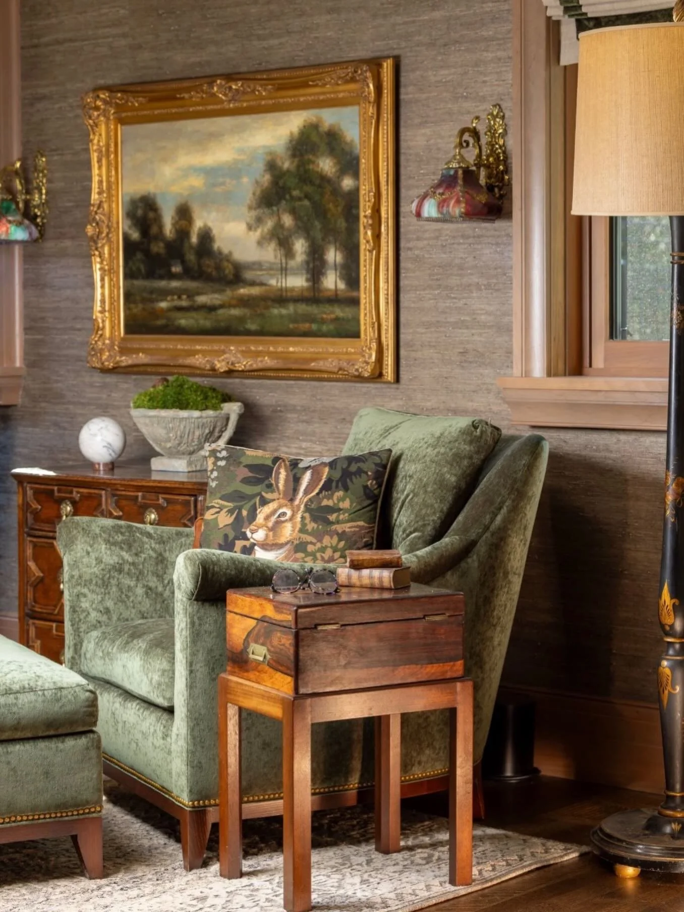 The New Year is a time to be still, reflect, and sit in your favorite chair. May the upcoming months bring you peace in your home.