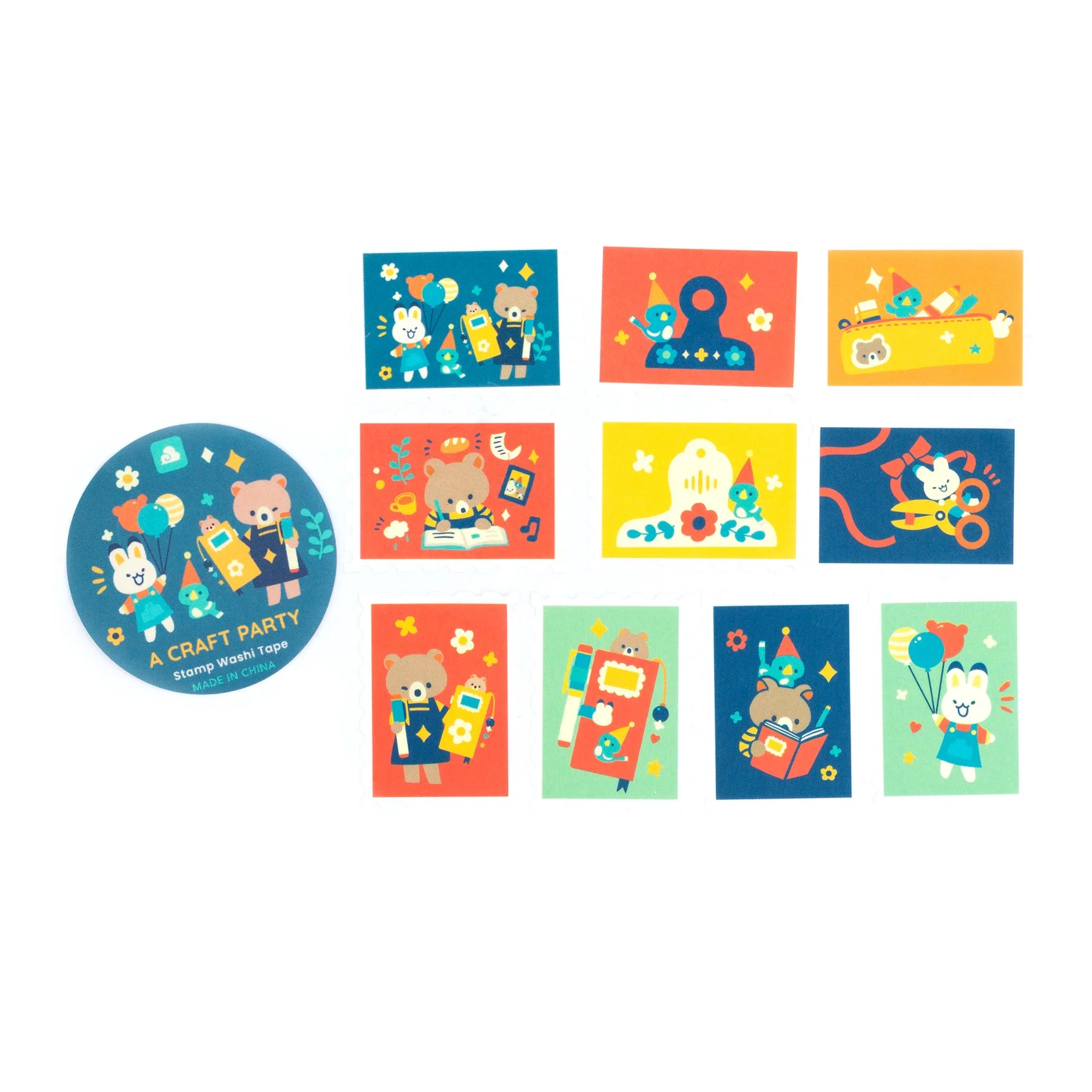 A Craft Party Stamp Washi Tape