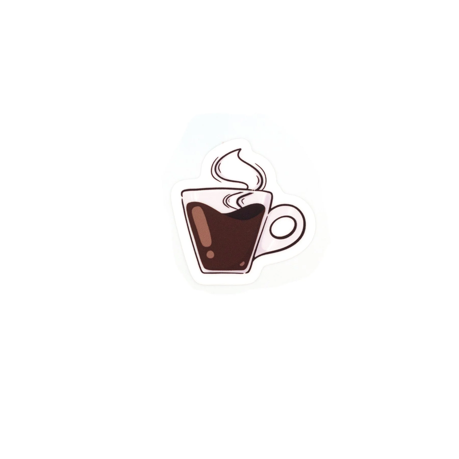 Espresso Coffee Matte Vinyl Sticker