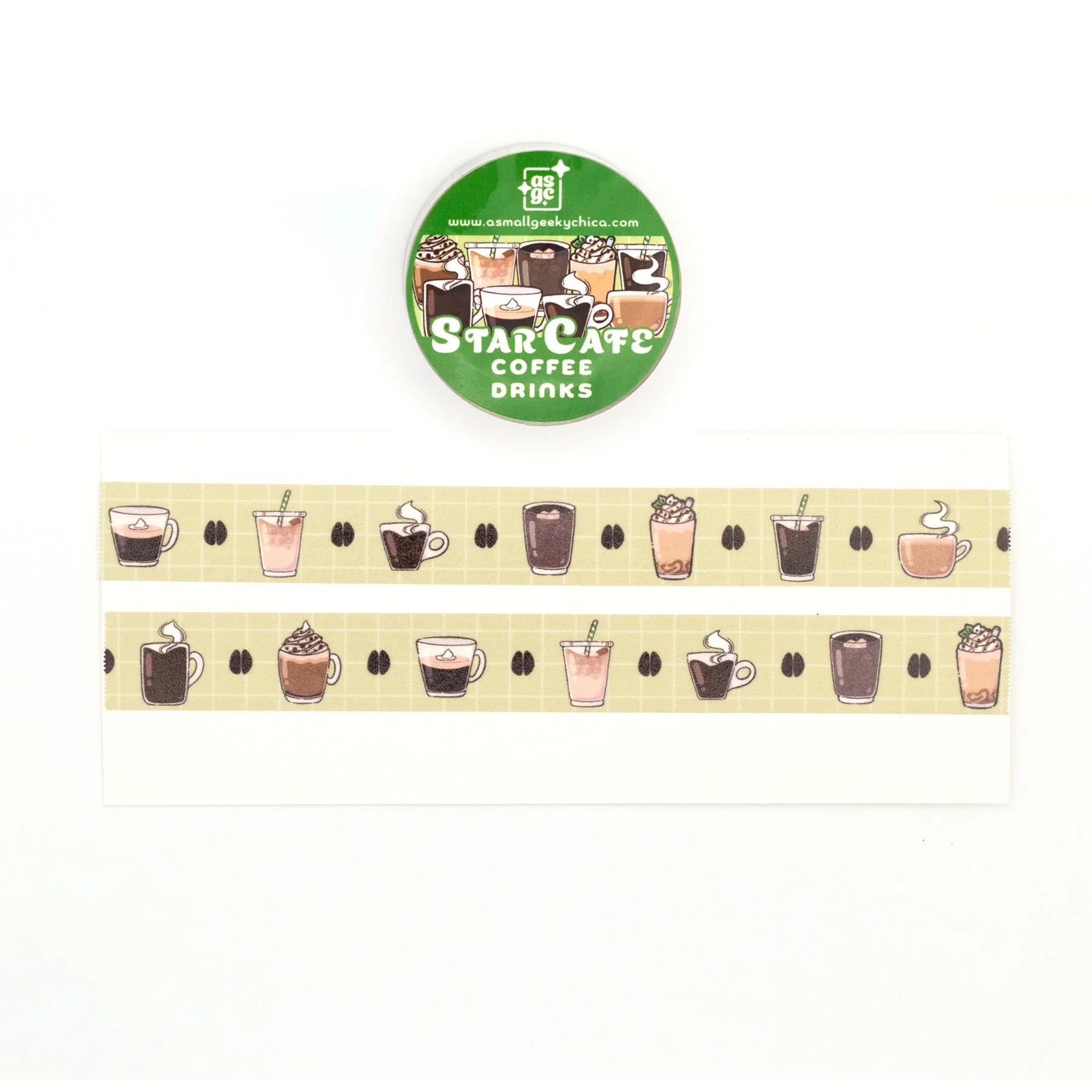 Star Cafe: Coffee Drinks - Washi Tape