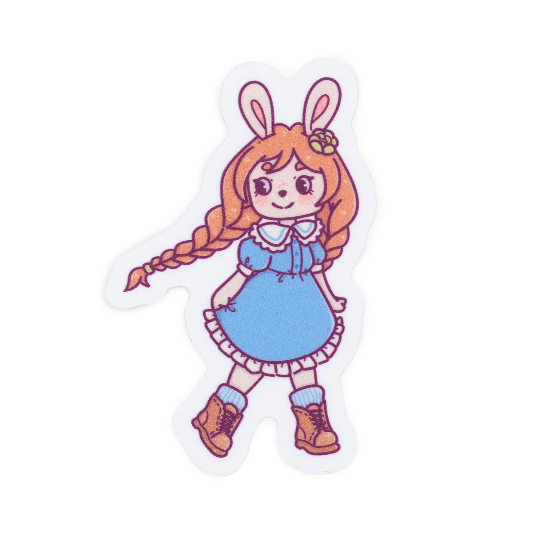 Bunbun On The Move Matte Vinyl Sticker