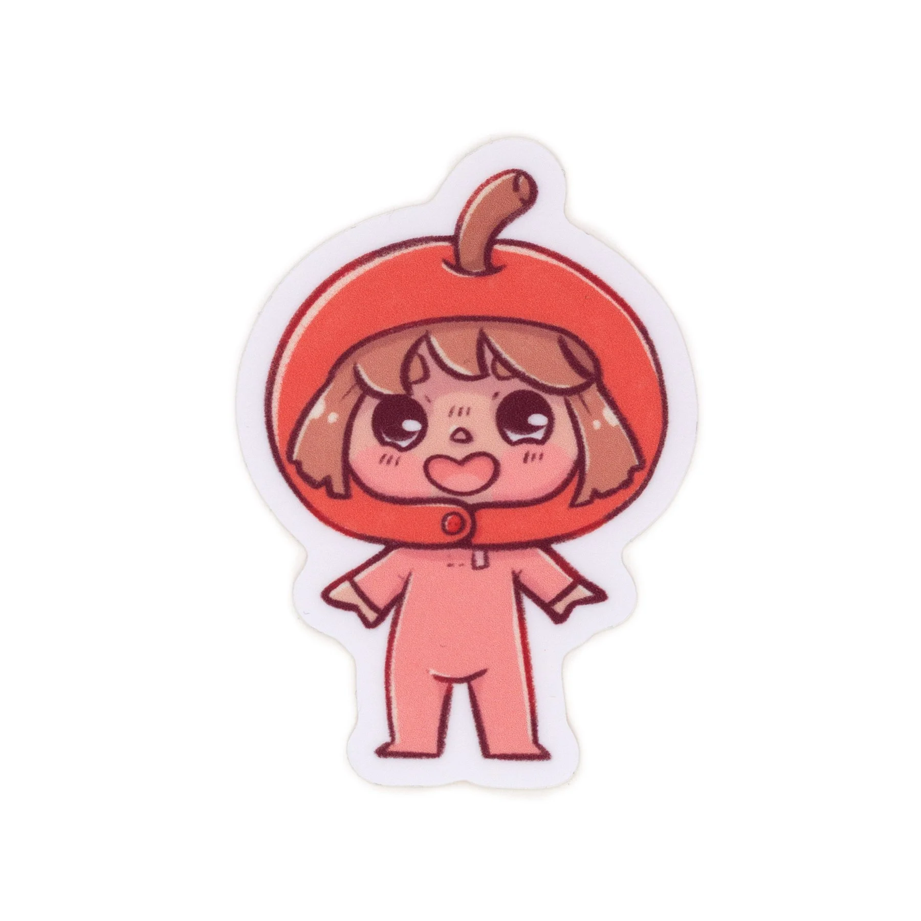 Star Cafe Fruit Onesies: Cherry Emilia Matte Vinyl Sticker