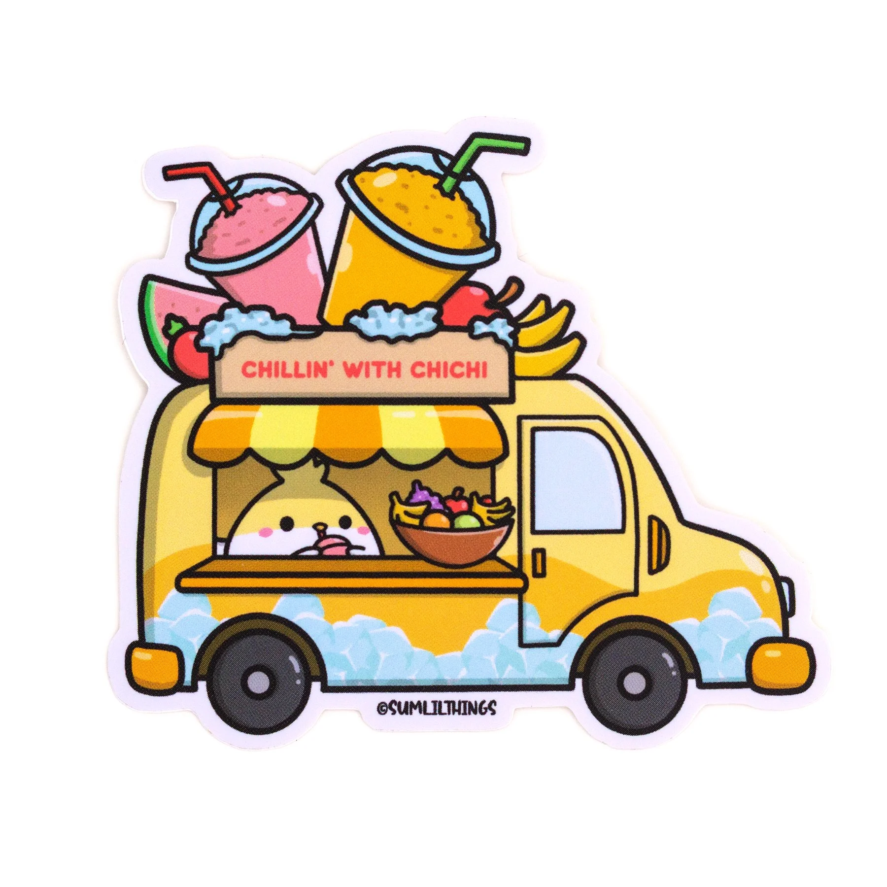 Smoothie Food Truck Vinyl Sticker