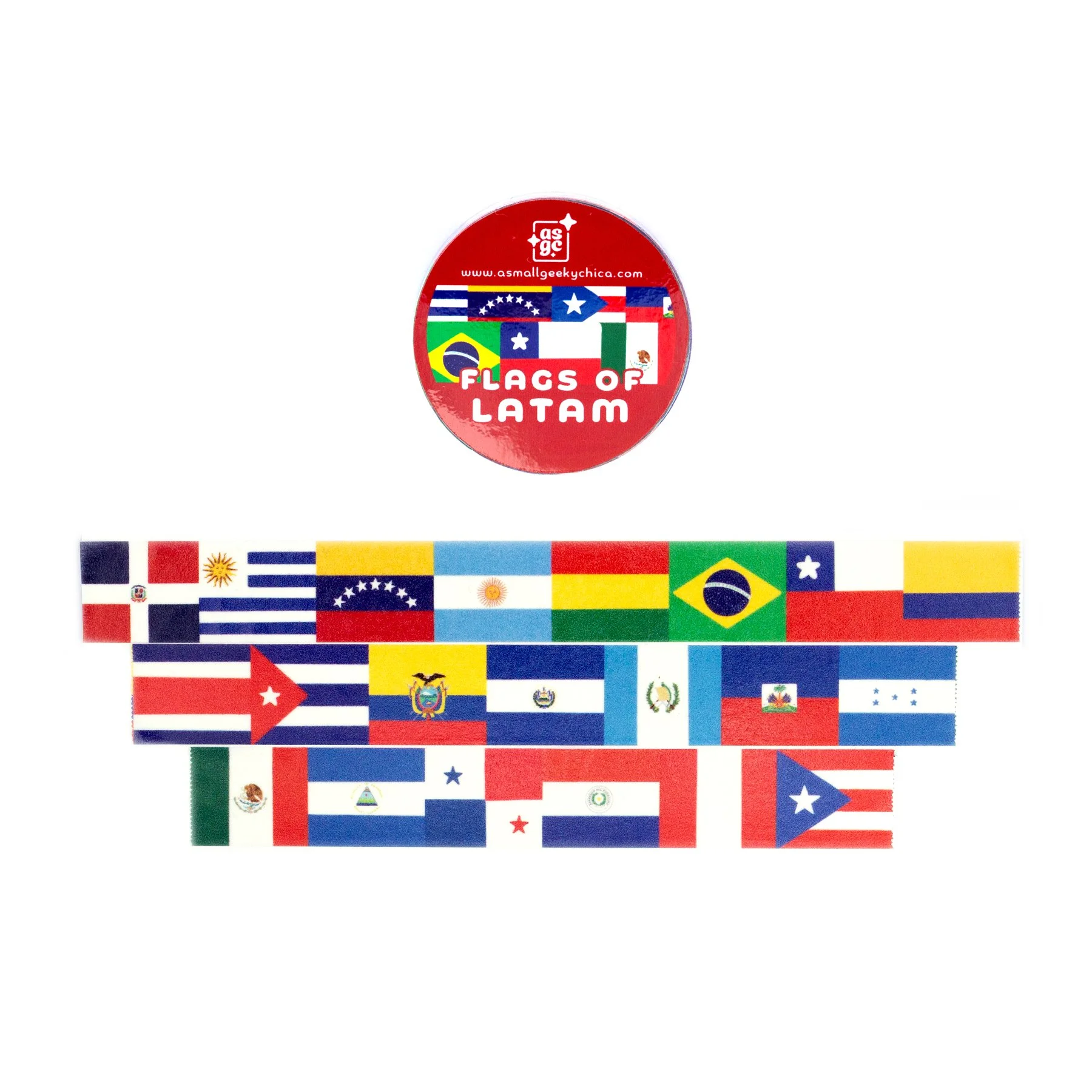 LATAM Flags Washi Tape