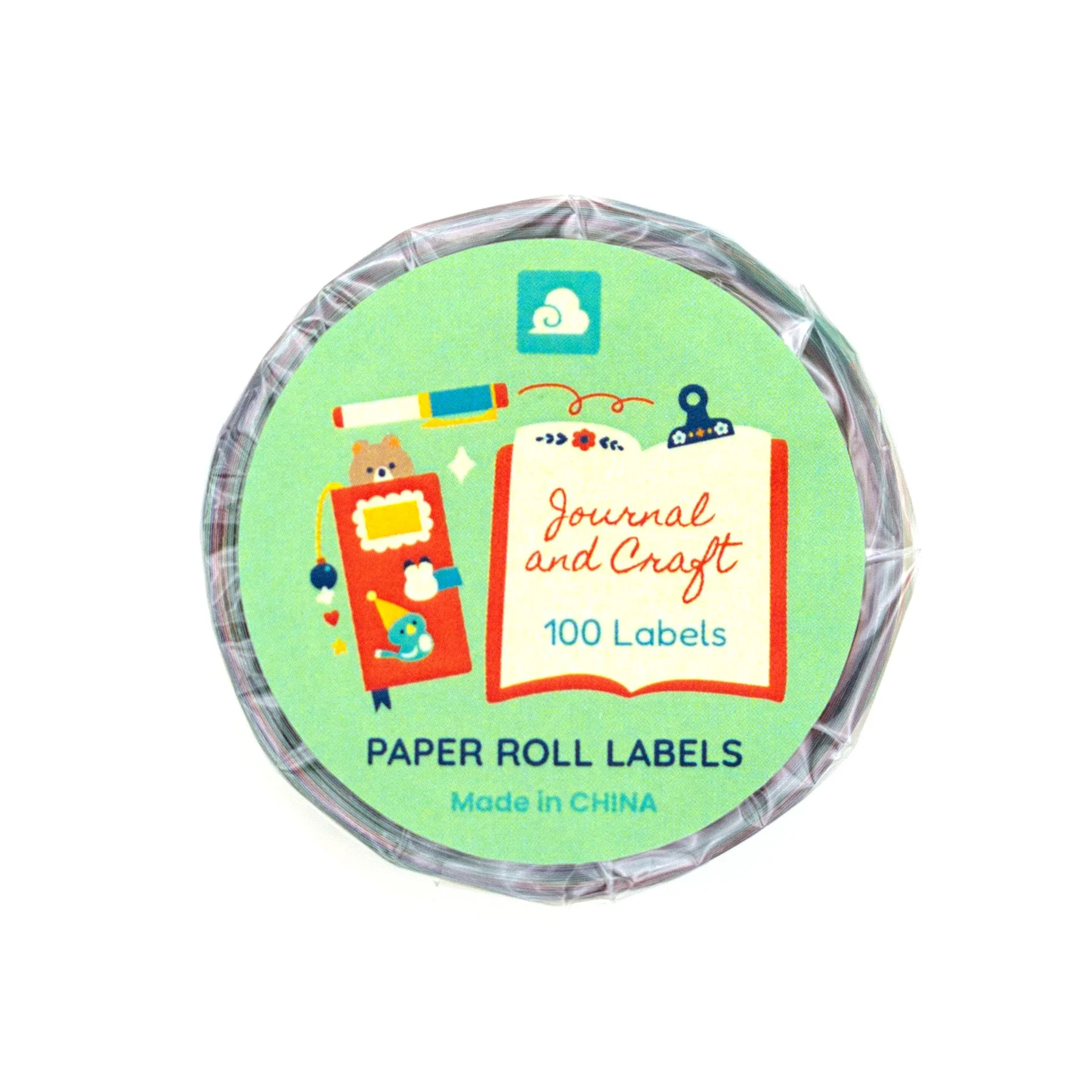 Journal and Craft Paper Roll Labels