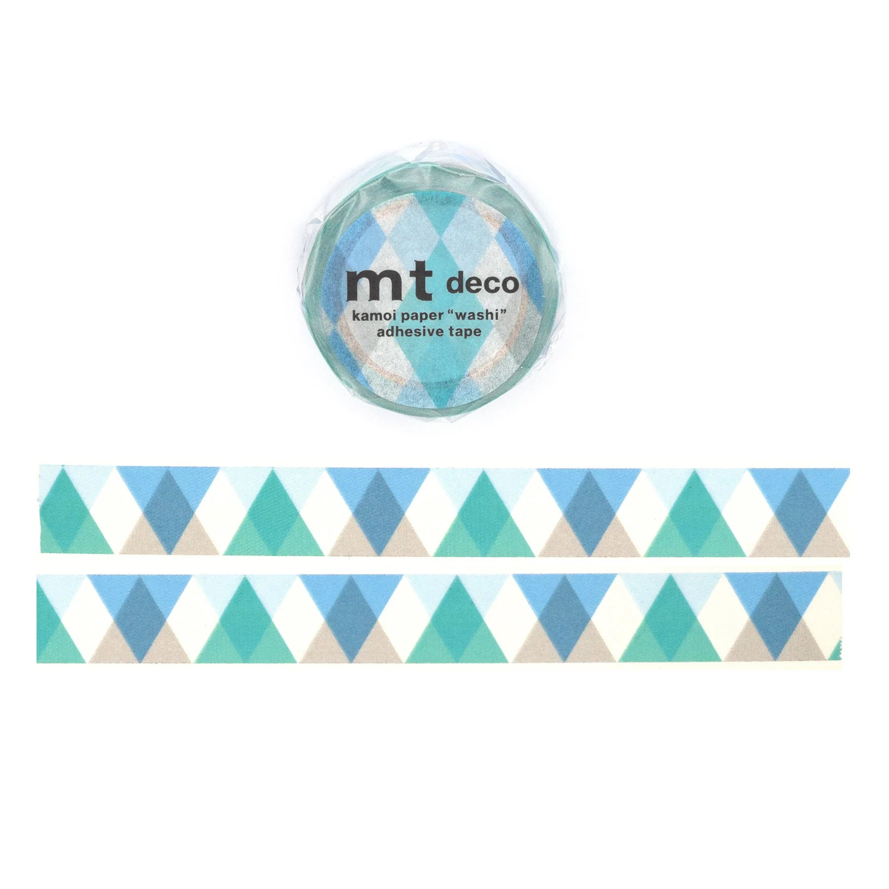 MT Washi Tape - Triangle and Diamond Blue