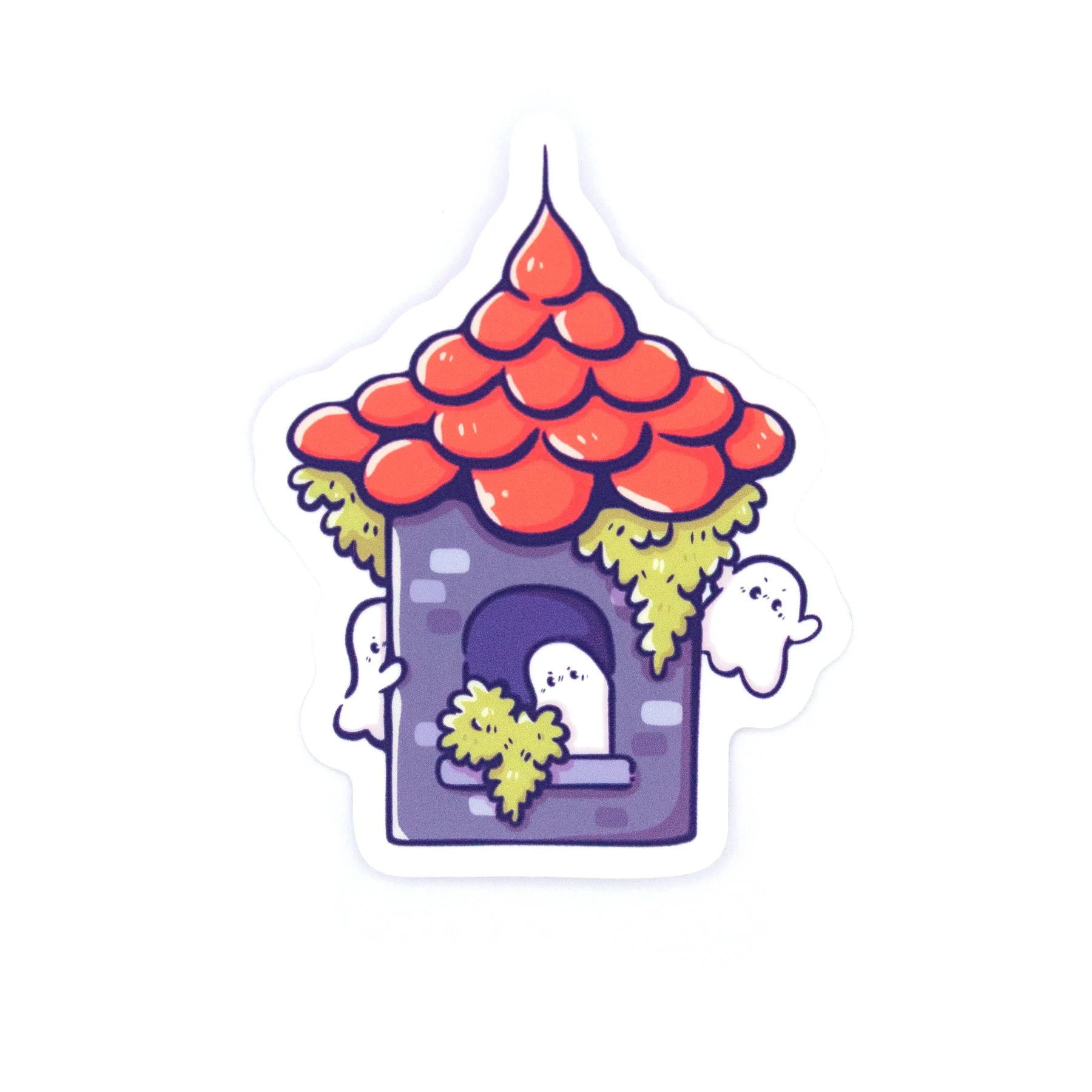 Lil Ghosties Tower Matte Vinyl Sticker