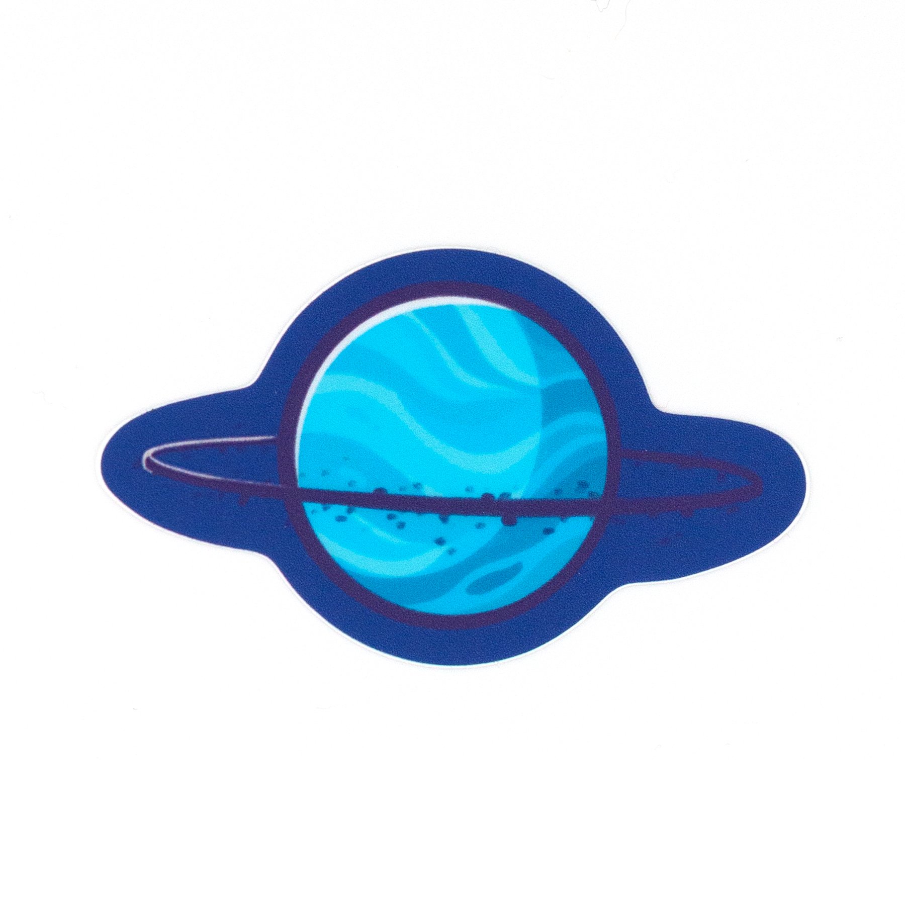 Blue Planet Matte Vinyl Sticker