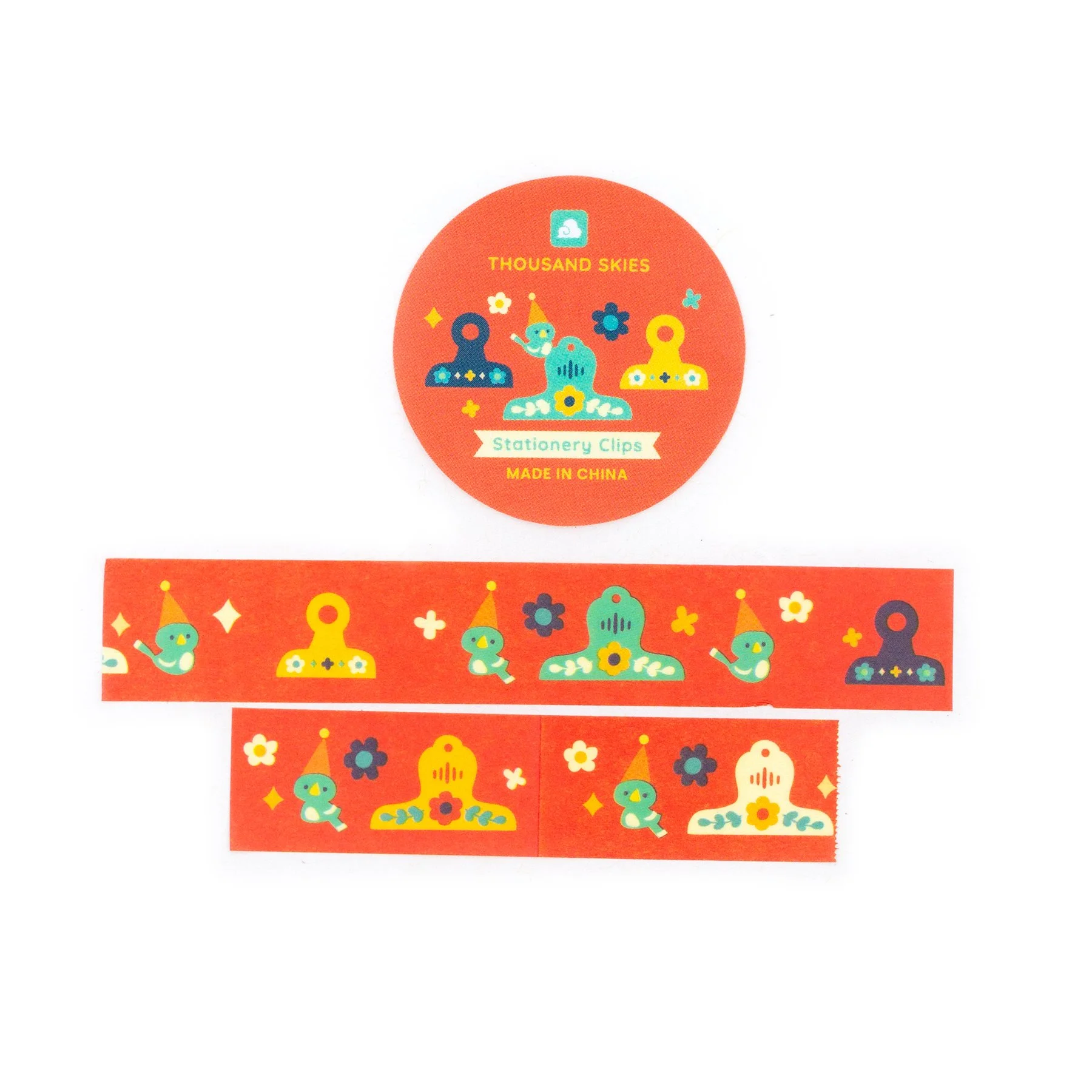 Stationery Clips Washi Tape