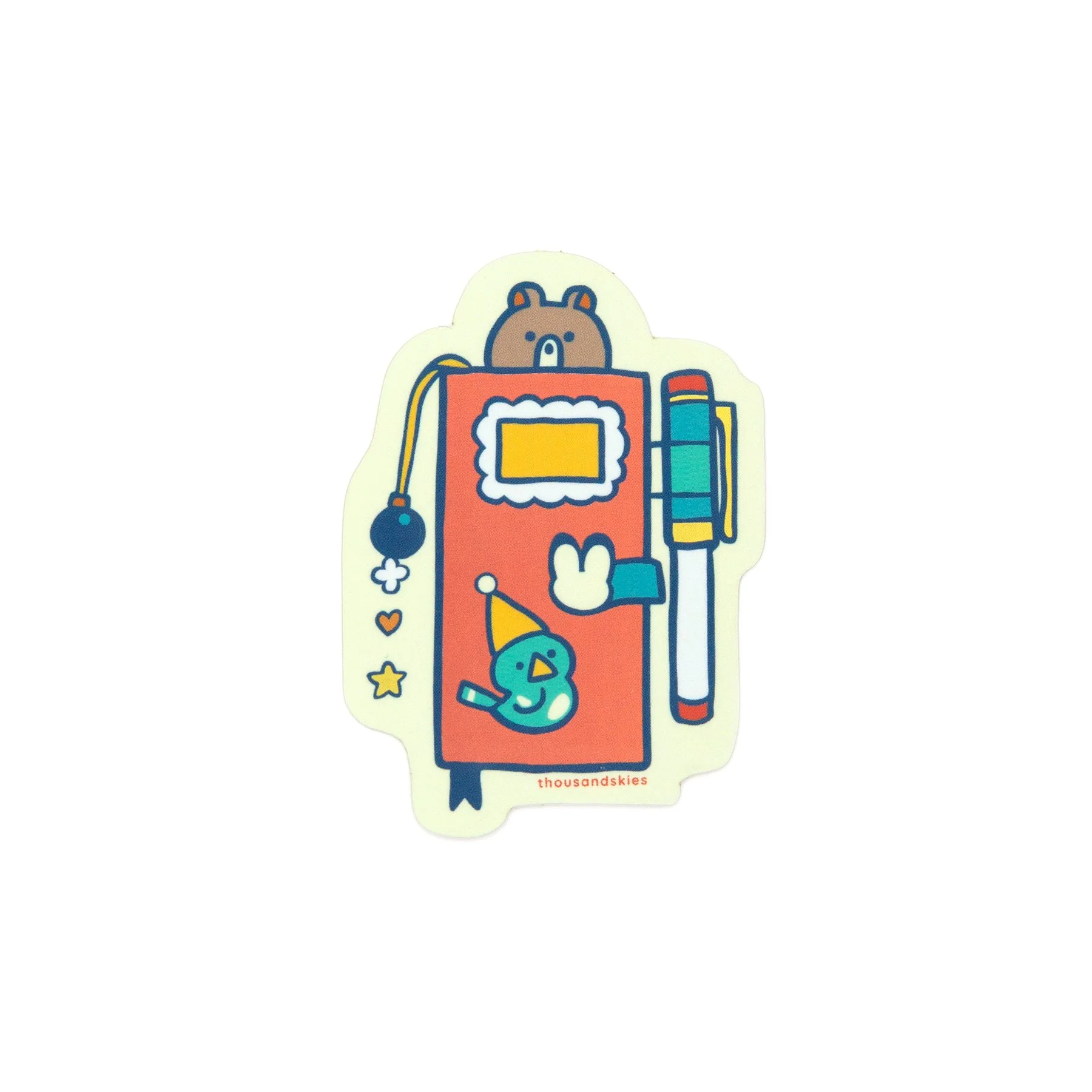 Weekly Journal Vinyl Sticker (Holographic)
