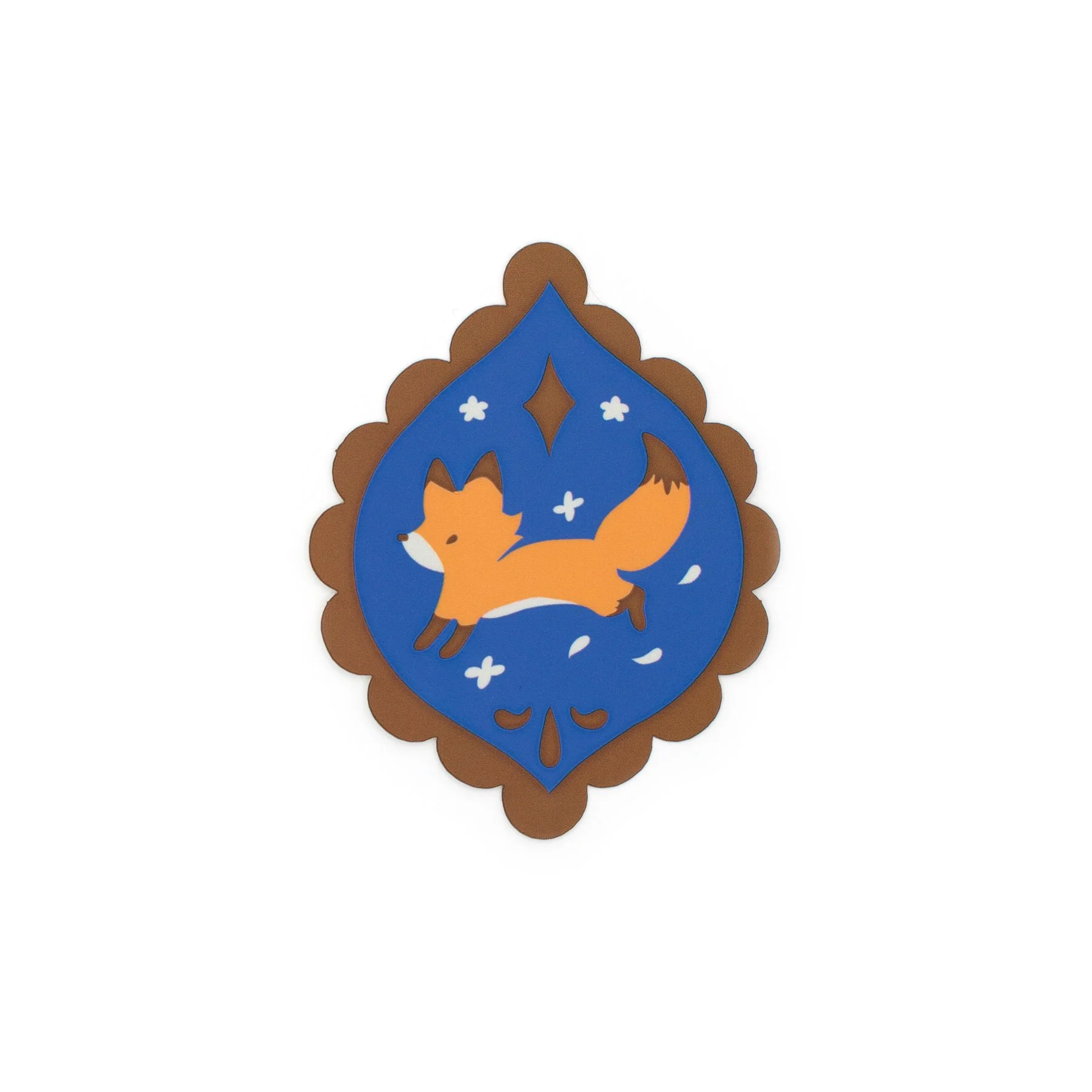 Foxy Pendant Vinyl Sticker (Holographic)