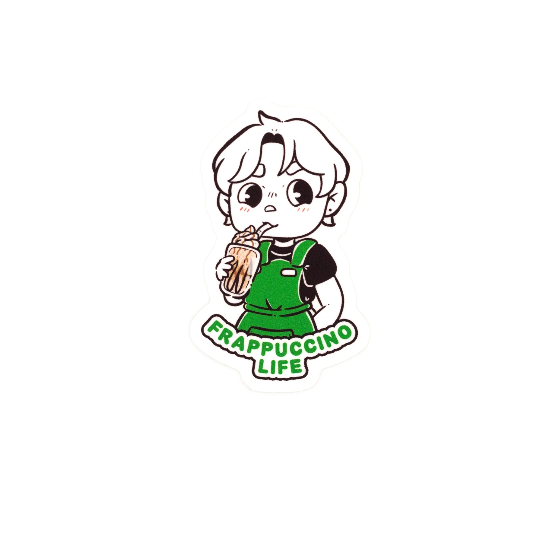 Frappuccino Coffee Matte Vinyl Sticker