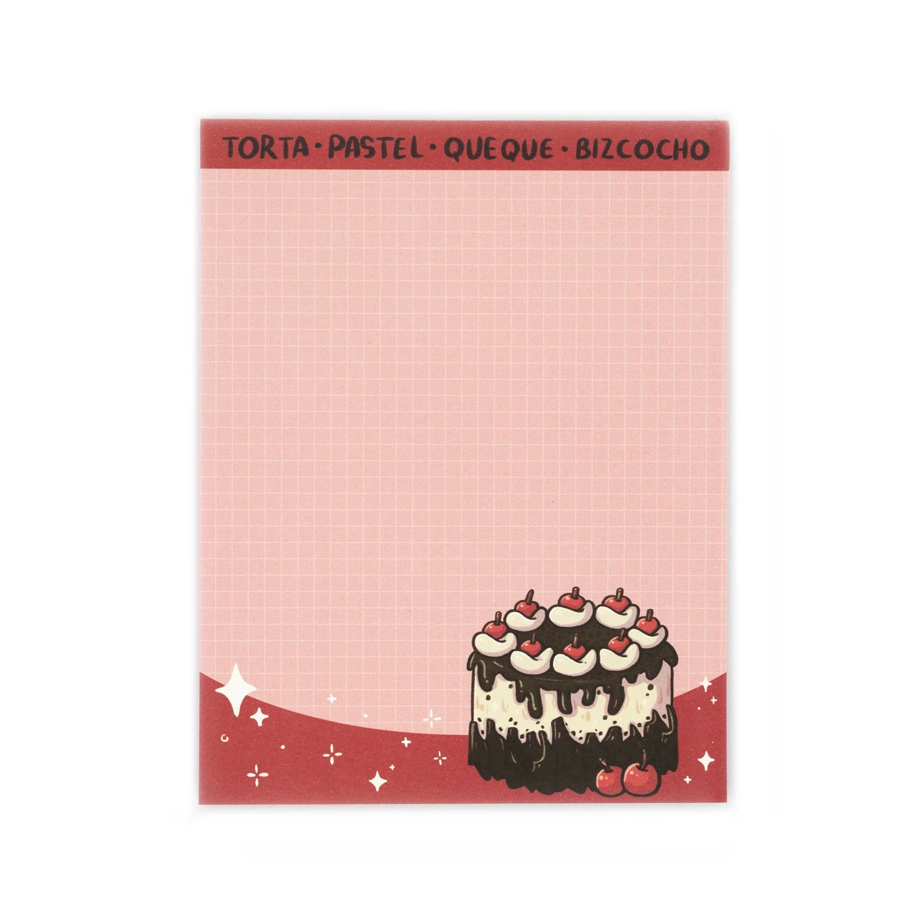 Foods In Spanish (LATAM) - Cake Notepad