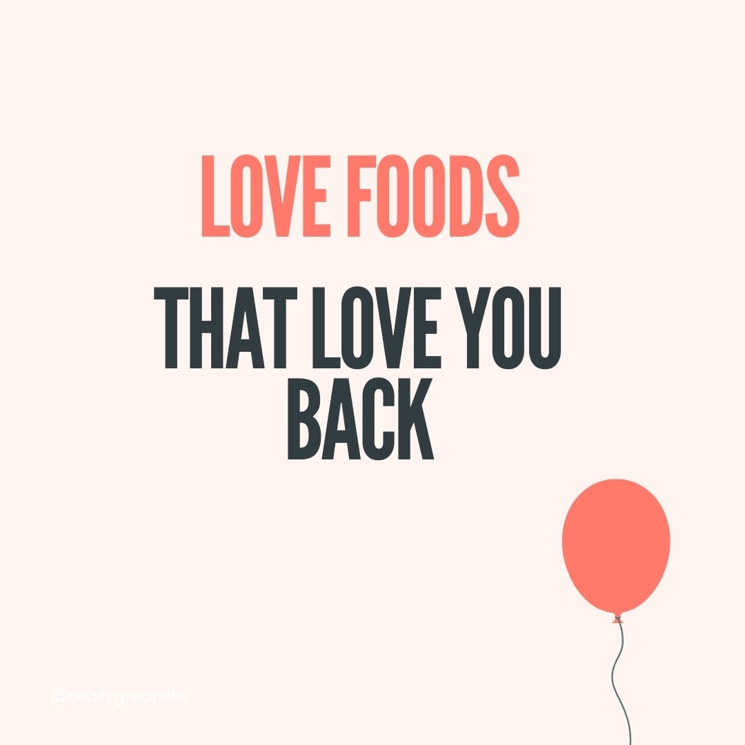 Tell me something...do you love food? ​​​​​​​​
​​​​​​​​
Does the food you're eating love you back? ​​​​​​​​
​​​​​​​​
If the food you're eating is not serving you (eg. you feel like rubbish afterwards, or something more serious), is it really somethin