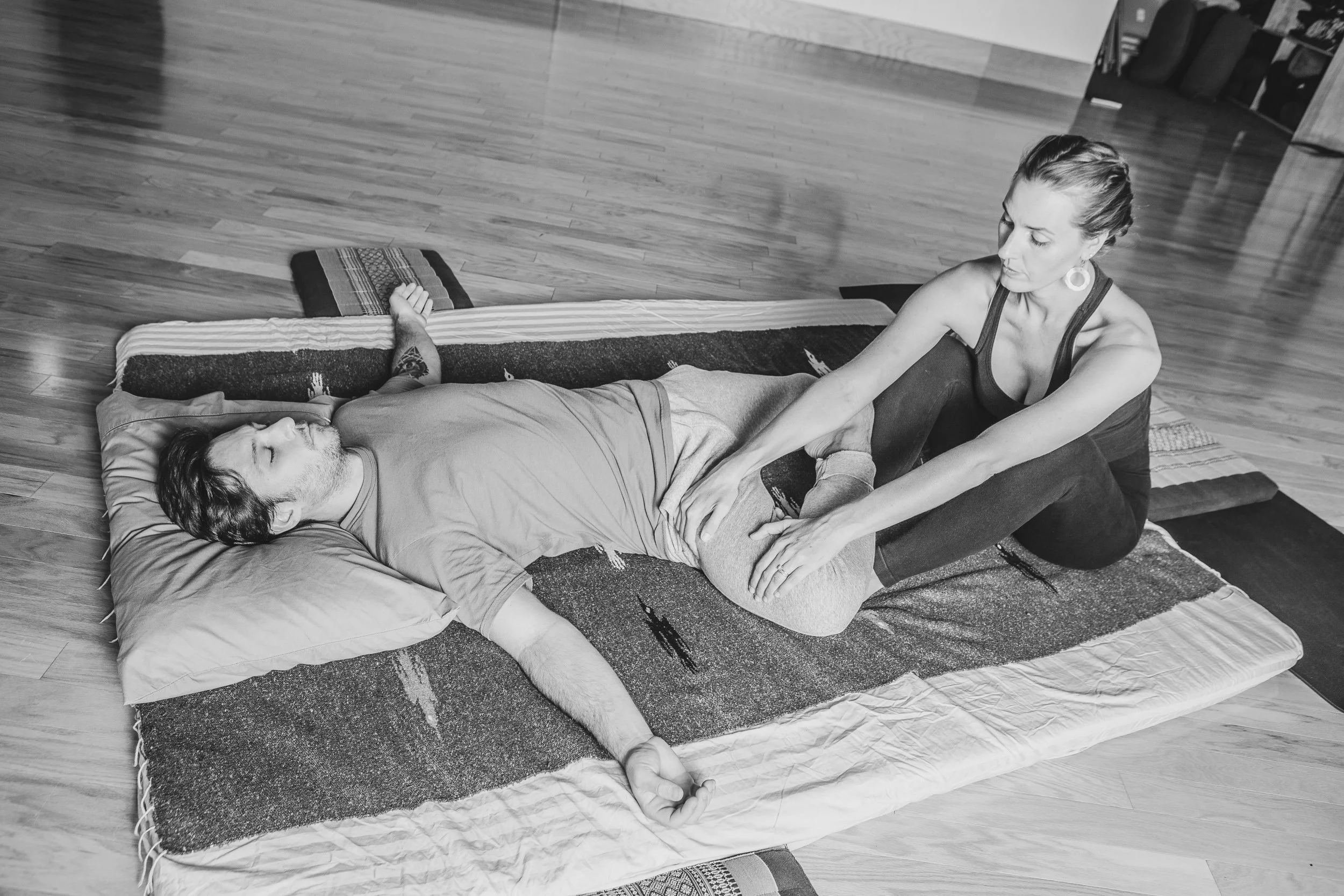 Thai Yoga Massage: Supine Postion