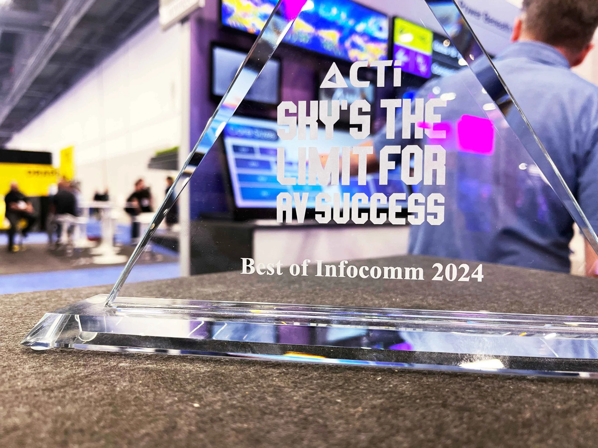 CTI Best in Show Award 2024 winner, digital signage as fan favorite