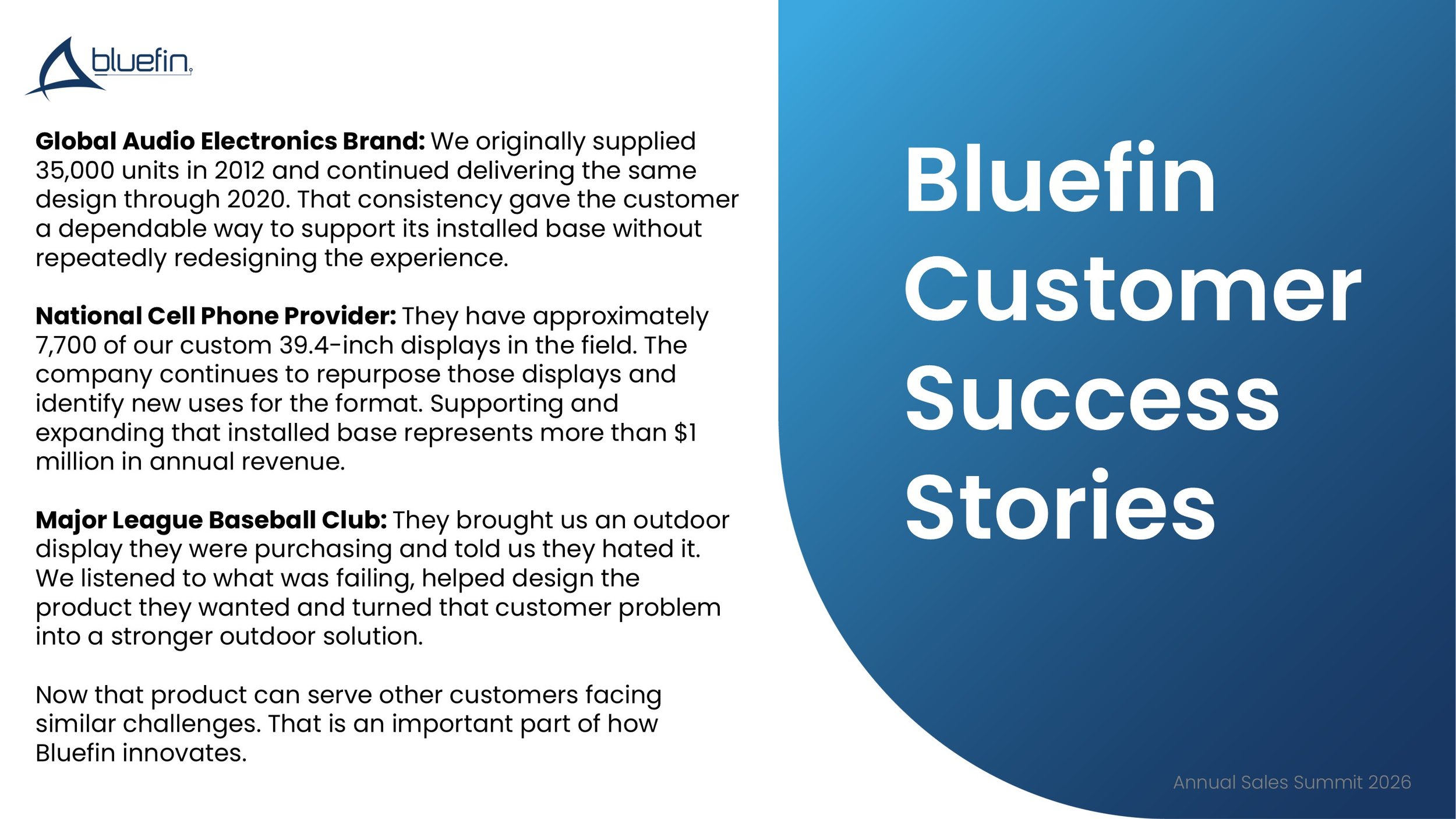 Bluefin Customer Success Stories