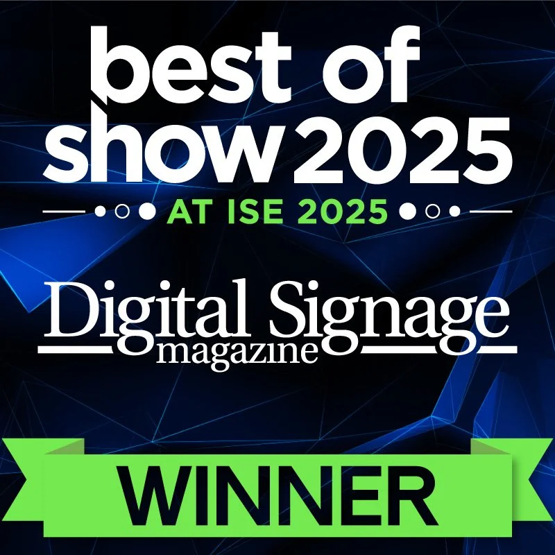 ISE 2025 Best of Show, Square Digital Signage recognized with Digital Signage Award