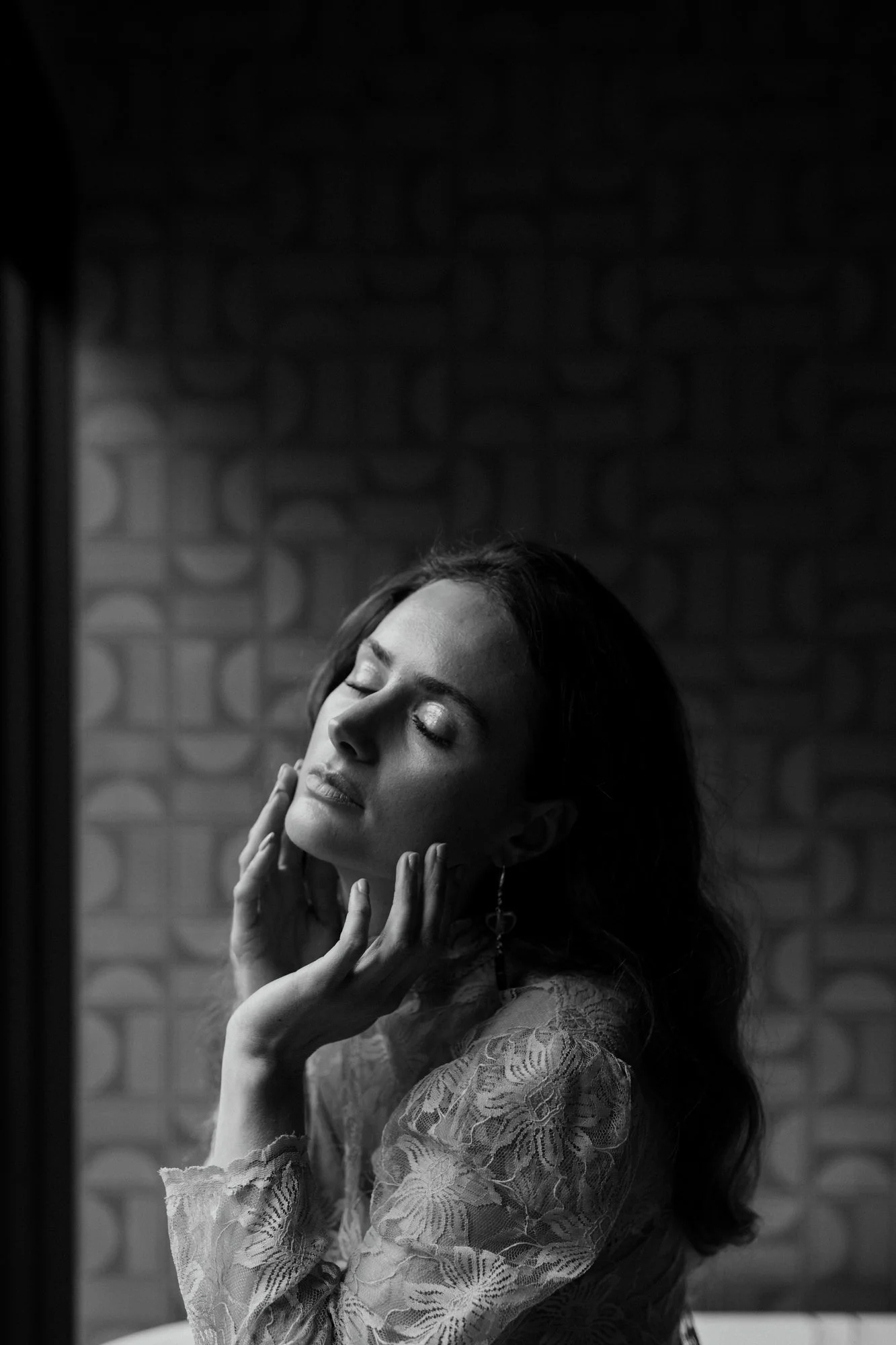 Natural portrait of woman in Hobart Air BnB.