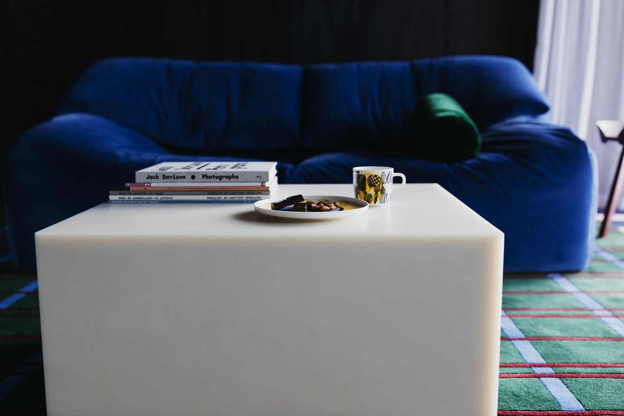 Lifestyle photo lounge setting in high end Hobart accommodation.