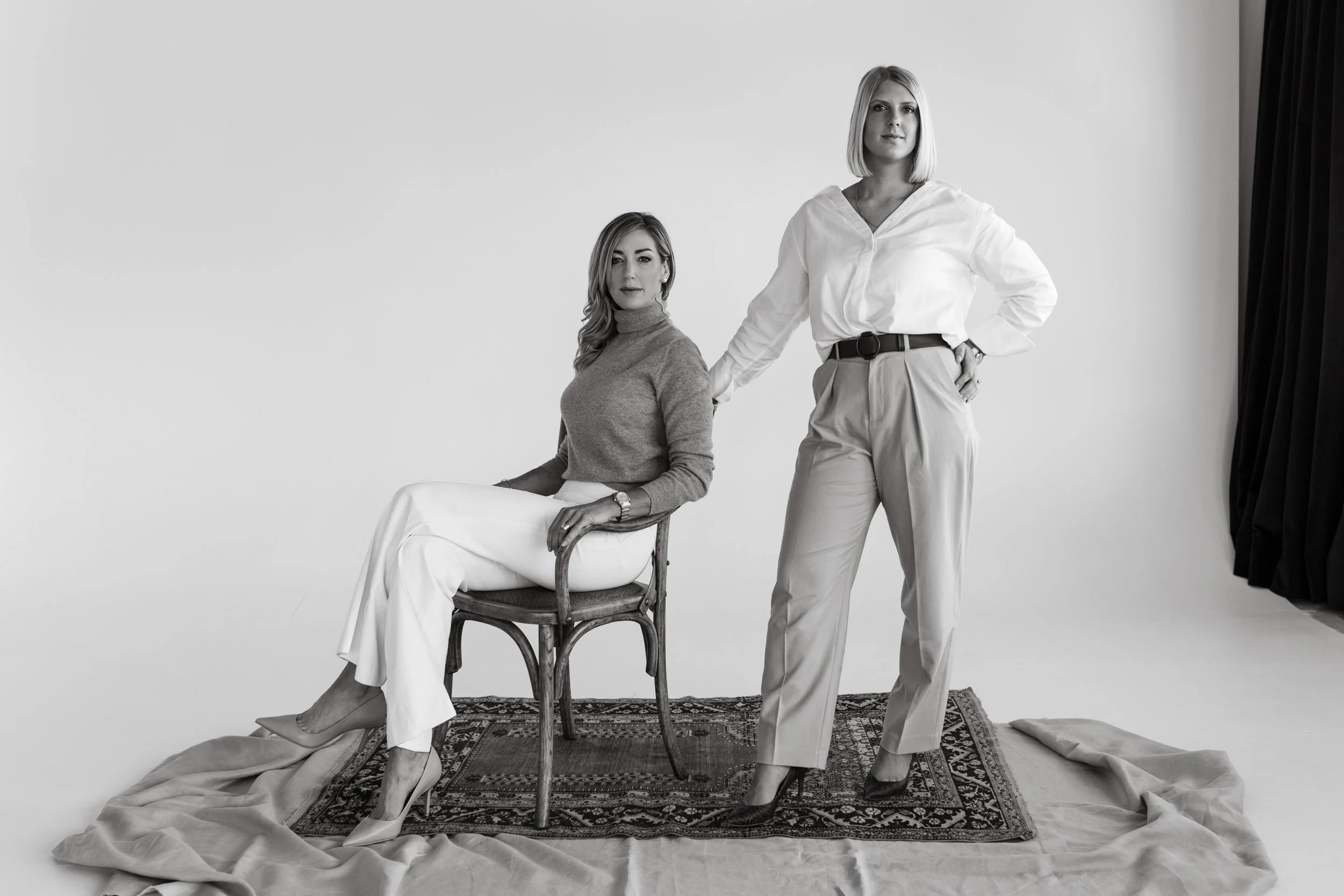 Buyer's agents pose for branding portraits in Tasmania.