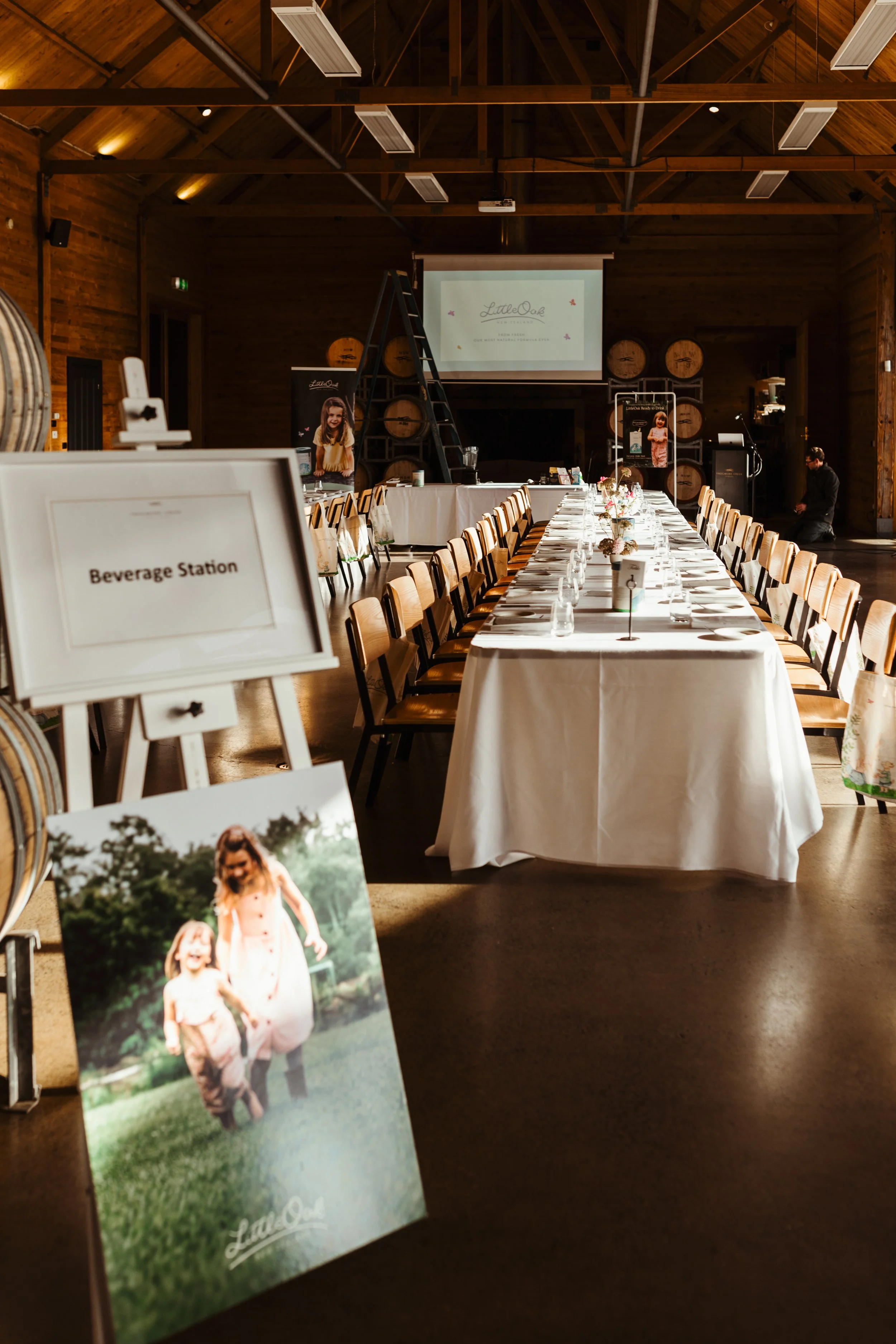 Event photography for baby product launch.