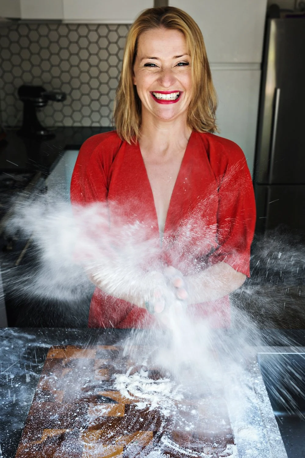 Branding photo of food writer for book bio.