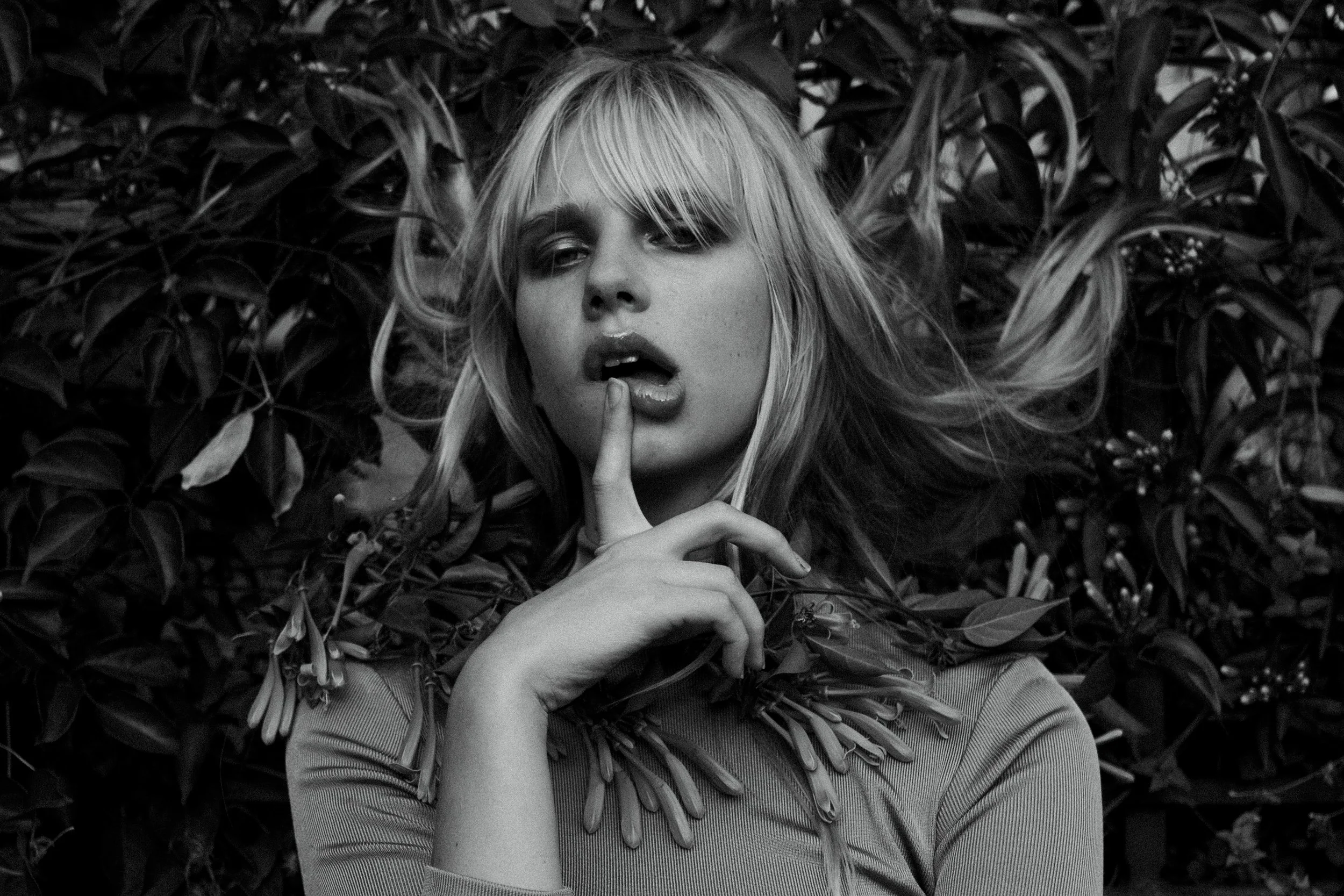 Woman poses for fashion photo shoot in Brisbane.