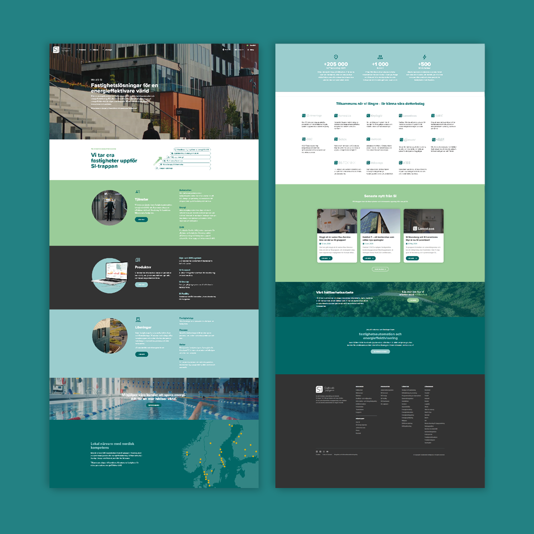 SI - Design webbsida