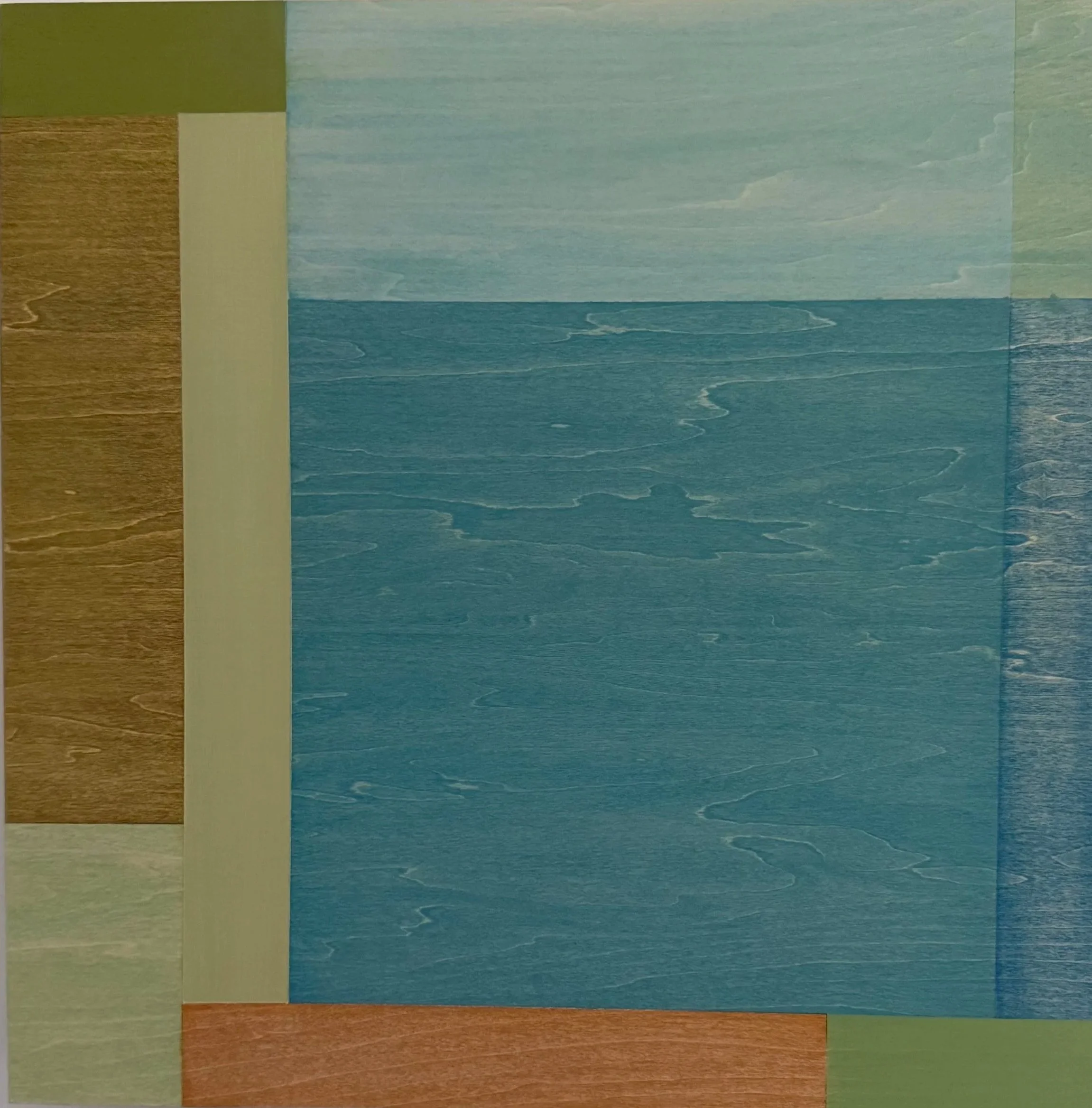 Land and Sea Series (Small No2 )
acrylic on board 30 x 30 cm