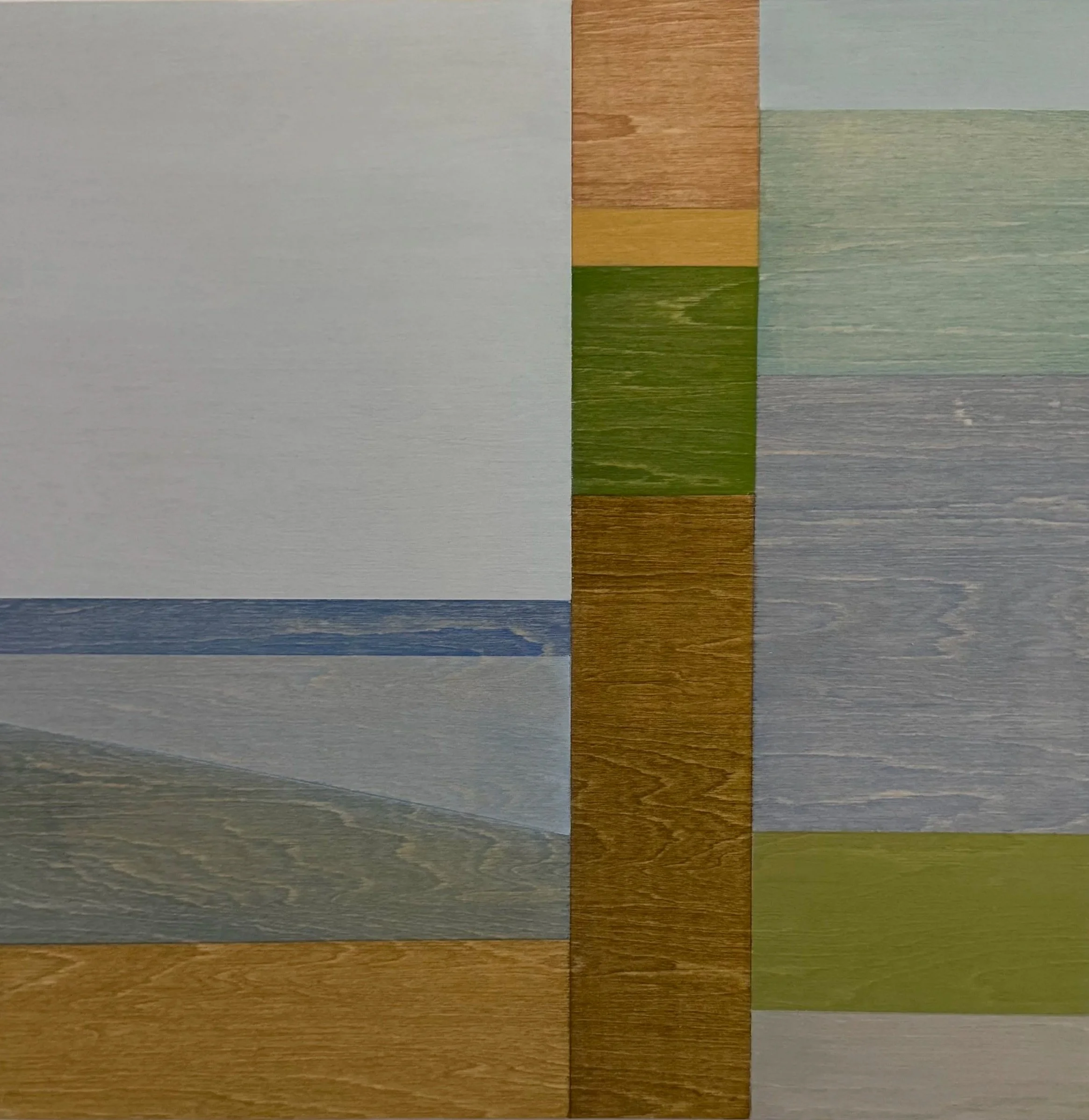 Land and Sea Series (Small No1 )
acrylic on board 30 x 30 cm