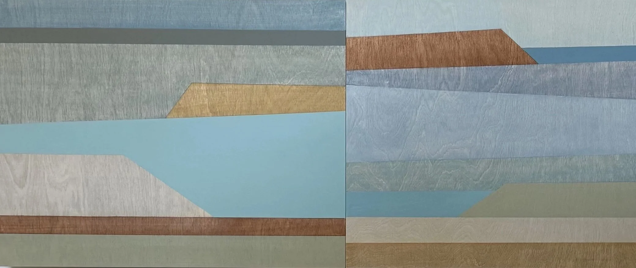 Coastal Series 1.2
acrylic on board Diptych 30 x 80 cm