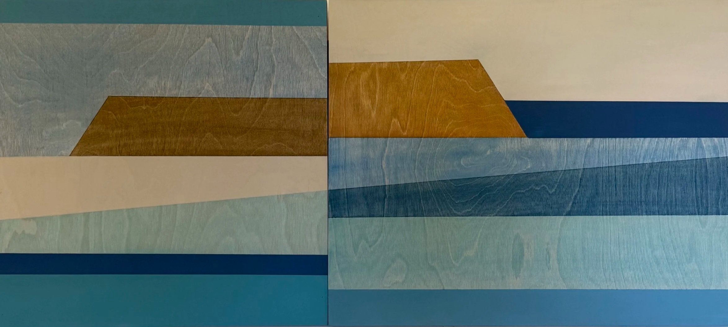 Coastal Series 3.2
acrylic on board Diptych 30 x 80 cm