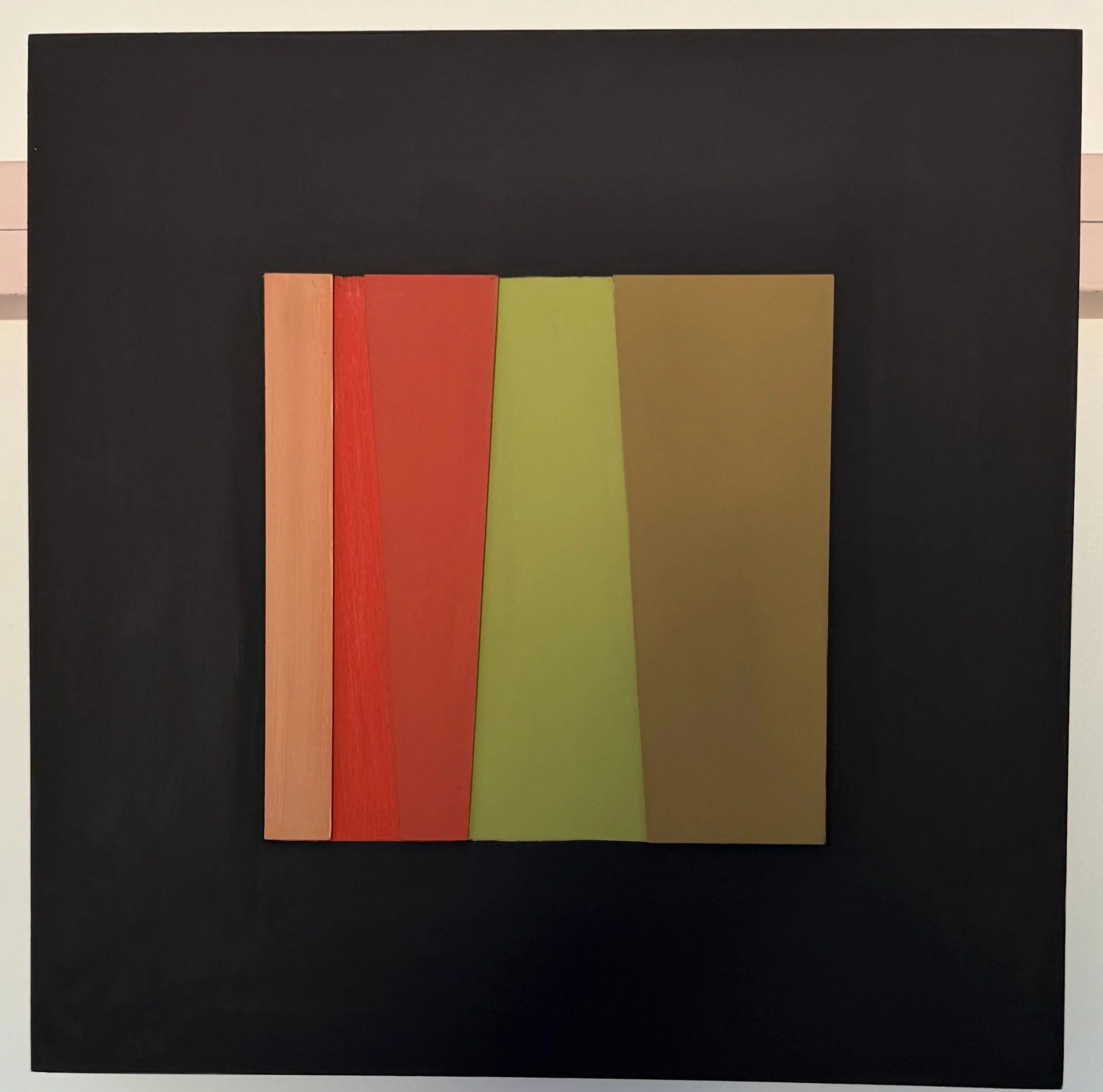 Contemplating Colour Series (dark)
acrylic and collage on board 30.5 x 30.5 cm