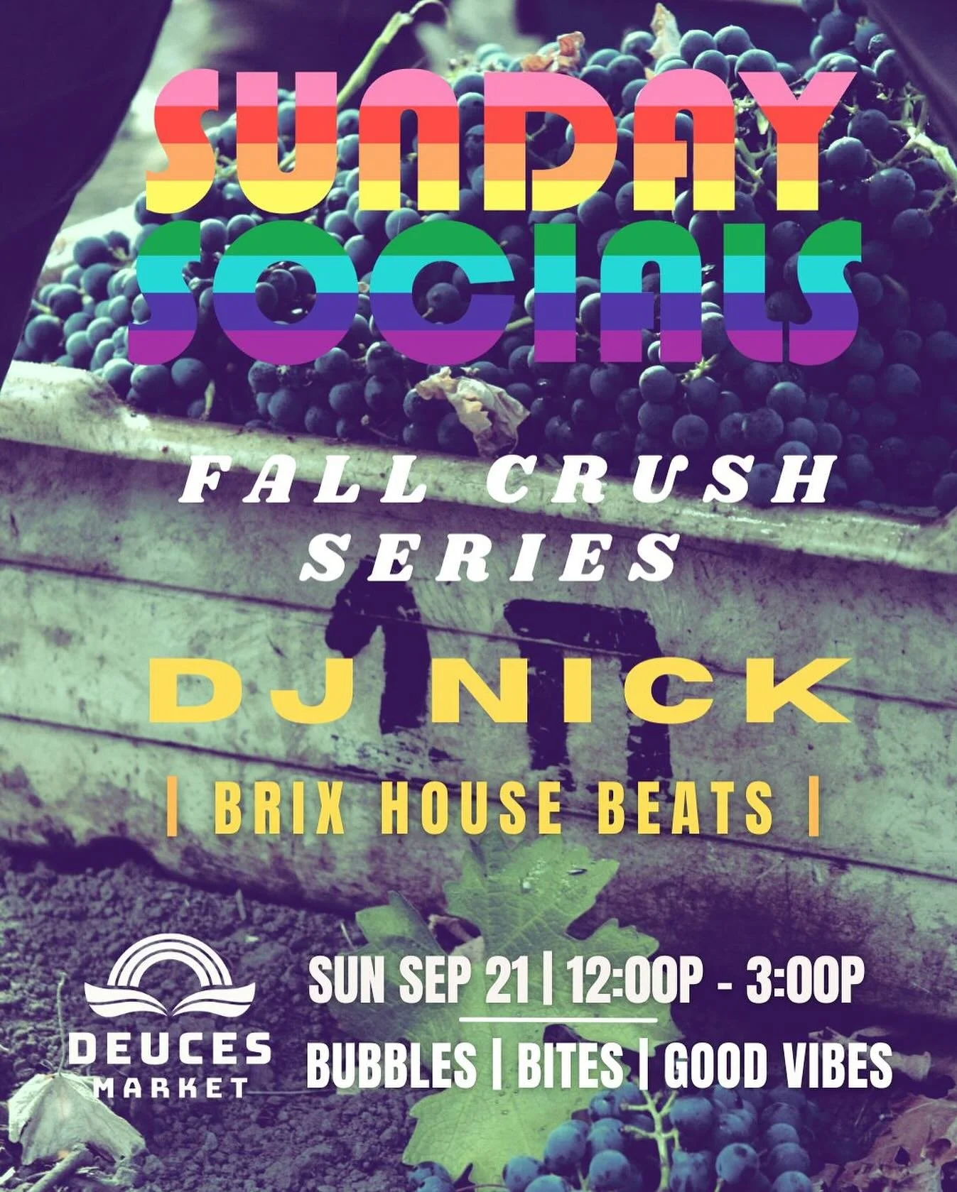 SHE&rsquo;S A BRIX HOUSE - May not be flannel weather yet but pumpkin spice and all things nice are here. Catch some fresh harvest vibes this sunny afternoon with @nickthaentertainer #deucesmarket #visitnapavalley #ournapa #donapa #firststreetnapa #l