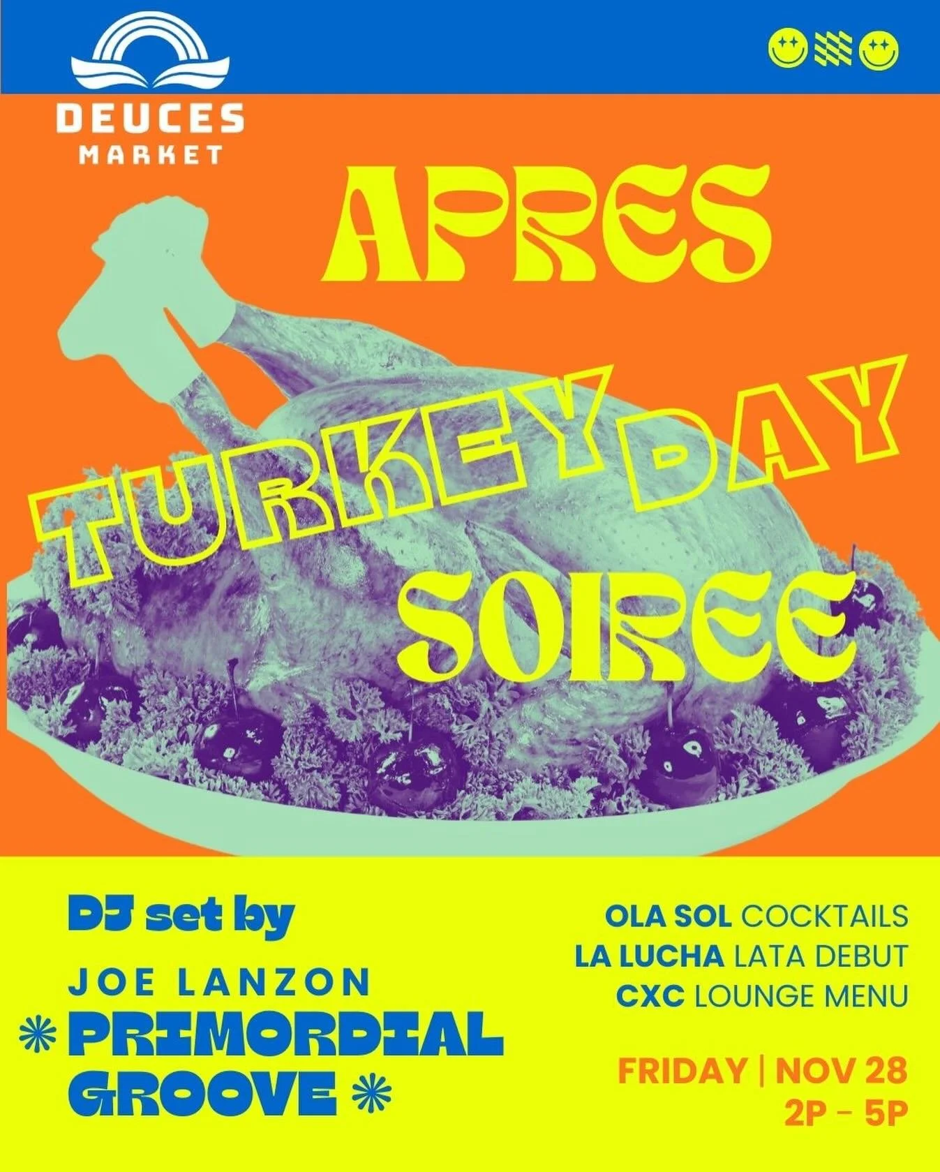 ATDS 2025 - Looking to escape the in-laws? (or do something with them) Come enjoy a Black Friday vibe sans crowds and chaos with DJ Joe Lanzon spinning lofi house accompanied by special drinks and bites. #deucesmarket #visitnapavalley #donapa #firsts