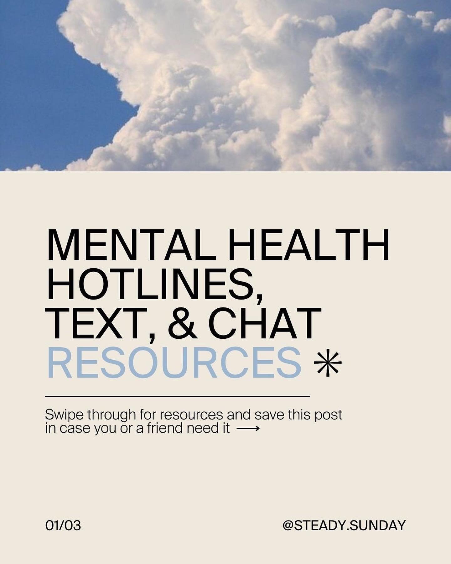 Save for you or send to a friend 💛

For tips on finding a therapist that&rsquo;s right for you, check out our blog post on steadysunday.com 

#sober #sobercurious #sobercuriousmovement #mentalhealthawareness #mentalhealth #988 #suicideprevention #tr