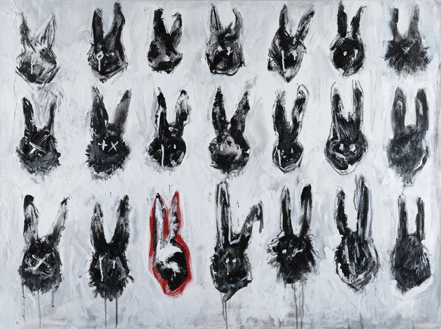 web-Beatnik Bunny NO.2.Mixed media on canvas.48”x 36”.jpg
