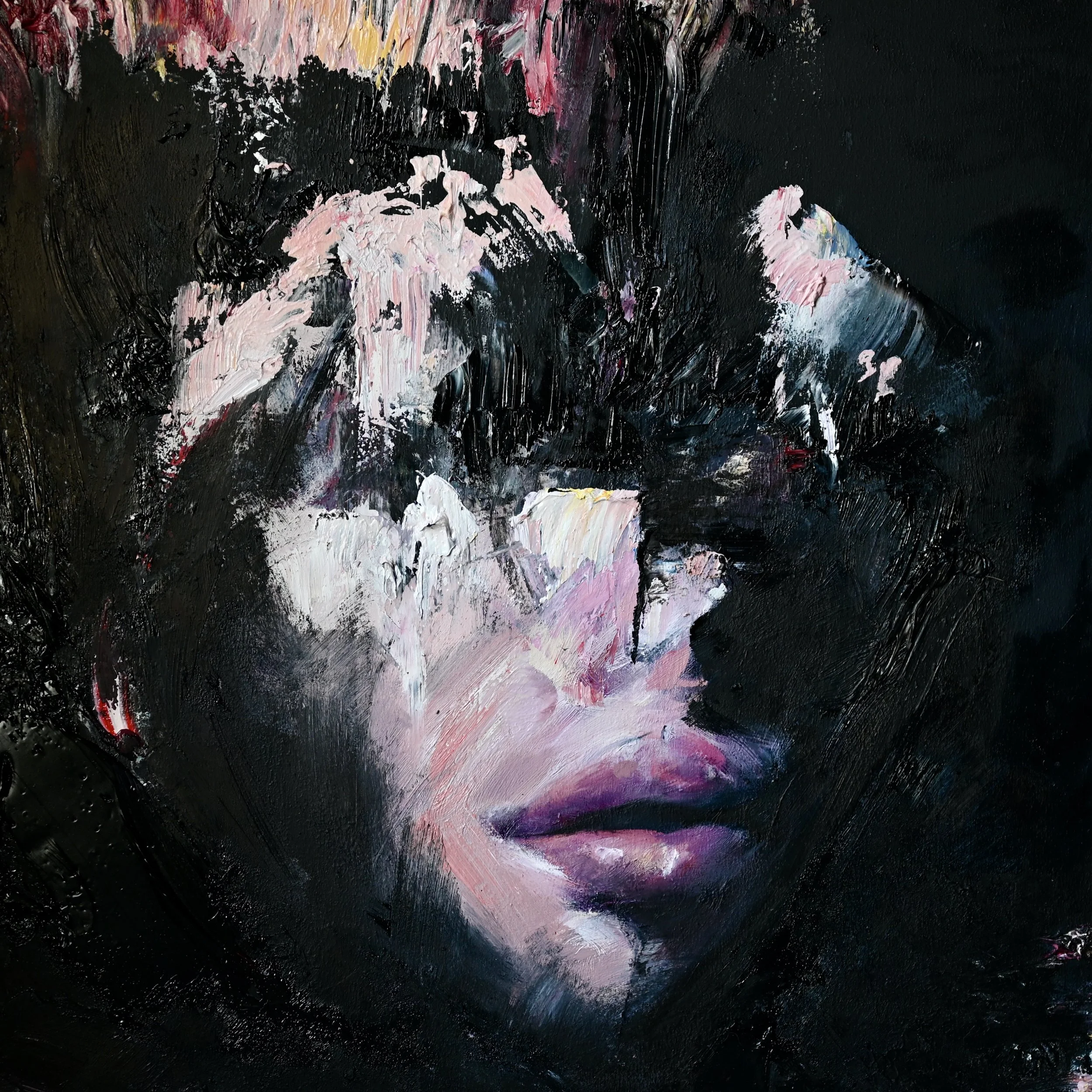 Unseen Voices No. 3
Oil on Wood Panel
12” x 12”