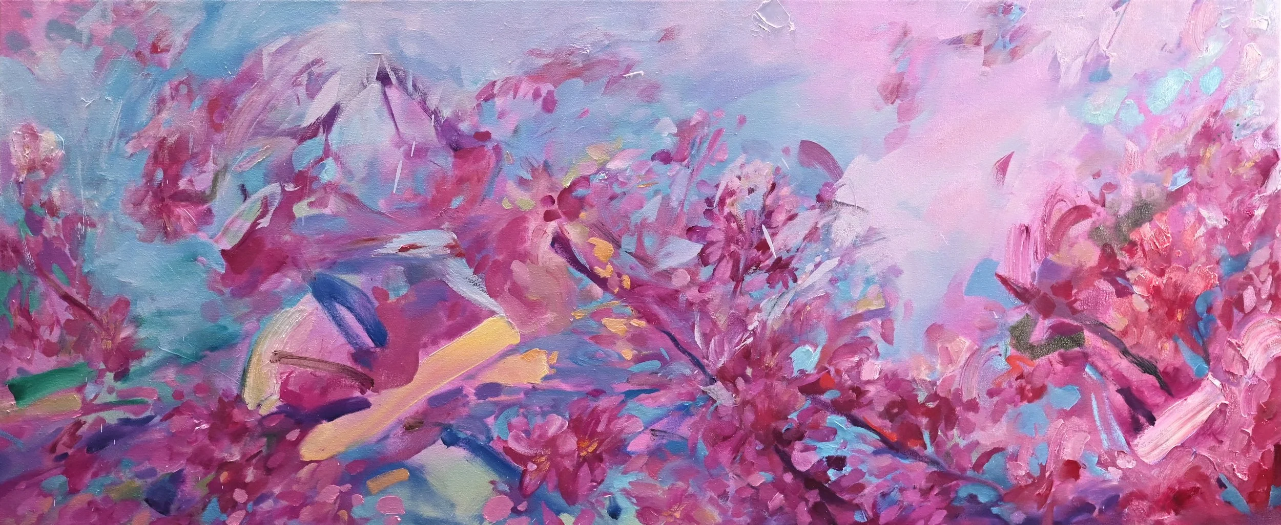 Petals of Becoming
Oil on Canvas
60" x 24"