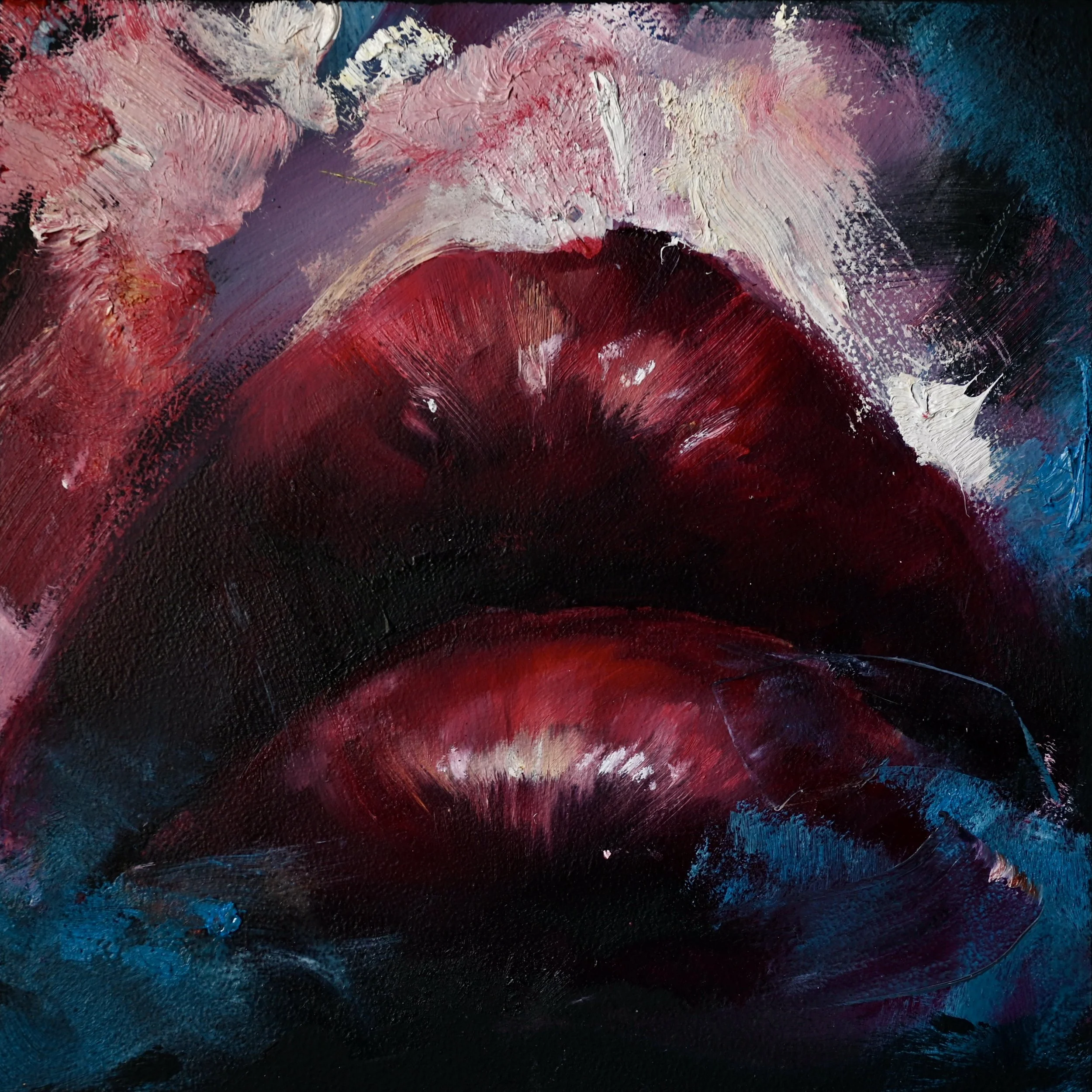 Silent Seduction No. 7
Oil on Wood Board
8”x 8”