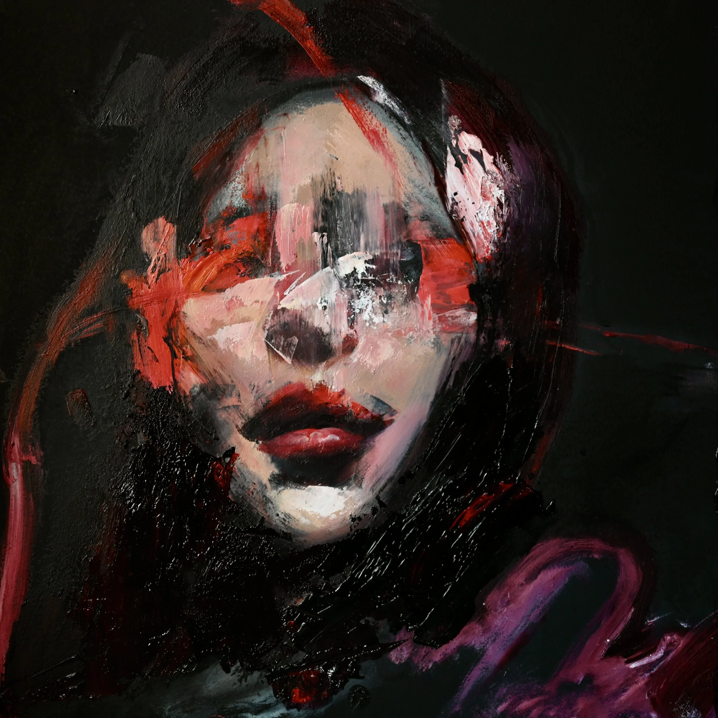 Fragments of a Thought
Oil on Wood Board
16” x 16”