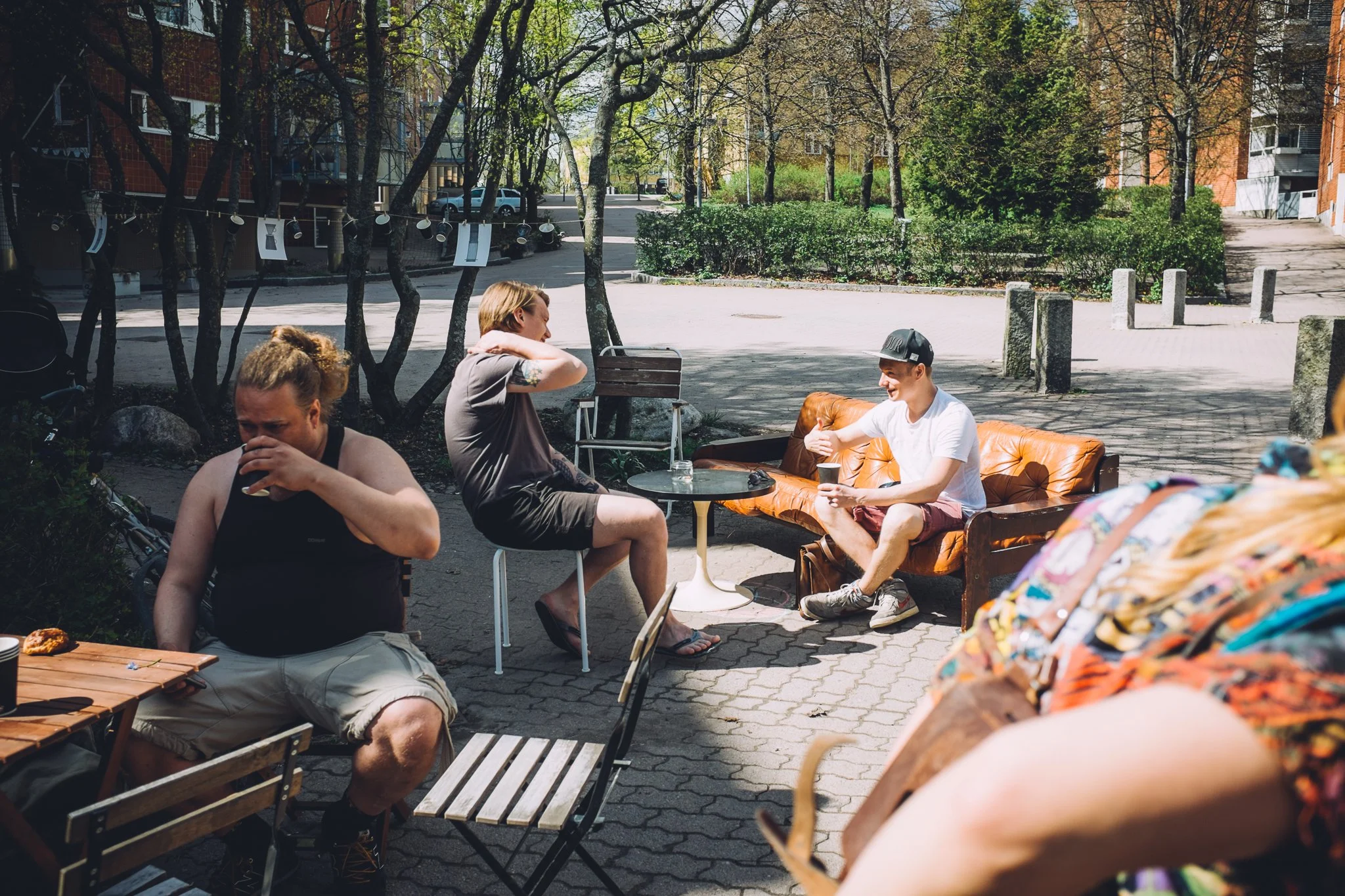 Jalmari Sarla ravintolapäivä restaurant day project in Pasila 2018