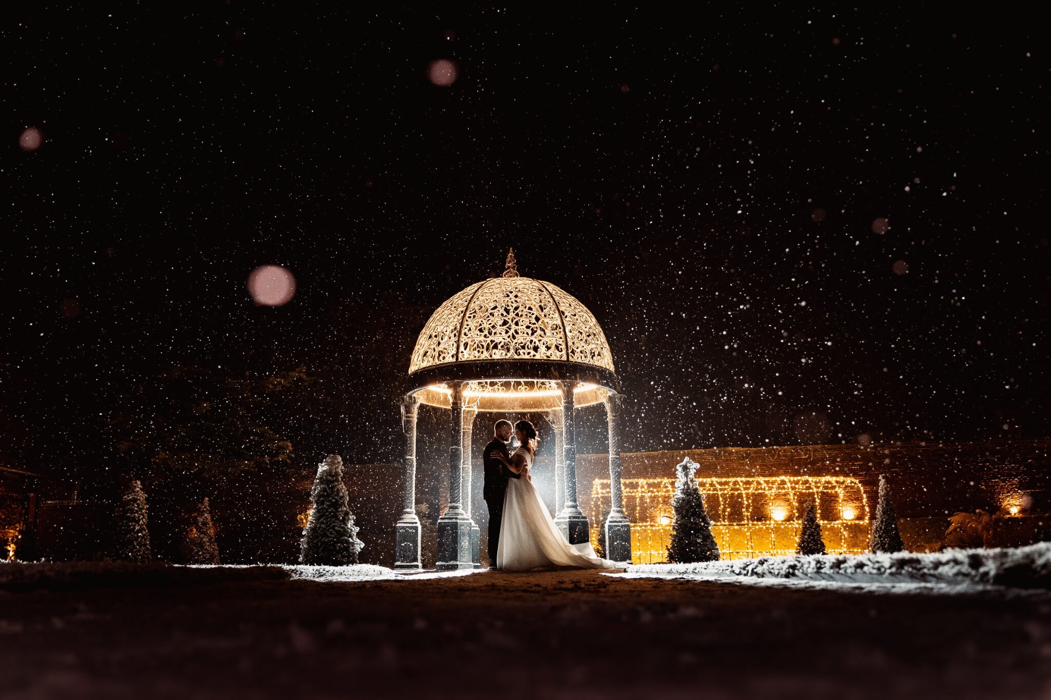Ultimate romantic wedding at Foxtail Barns Staffordshire