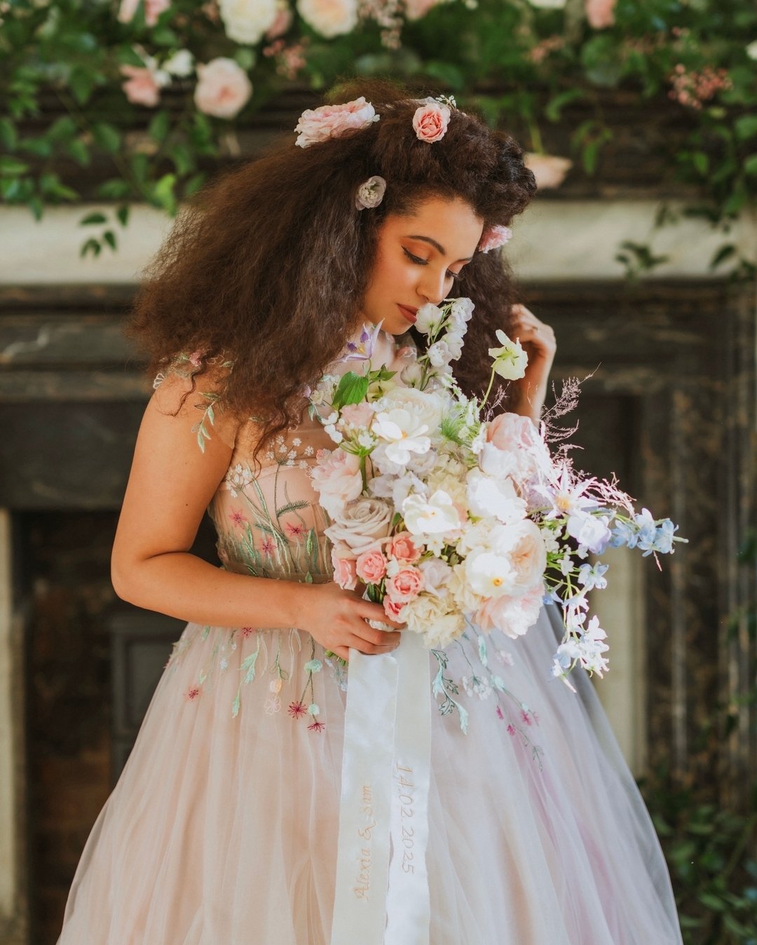A moment with the flowers. 🌸

Love the romantic yet fun vibe of this beautiful styled shoot 💫

With love and thanks to everyone who pulled this fabulous day together. They really are the best, so do reach out if you&rsquo;re looking for any help fo