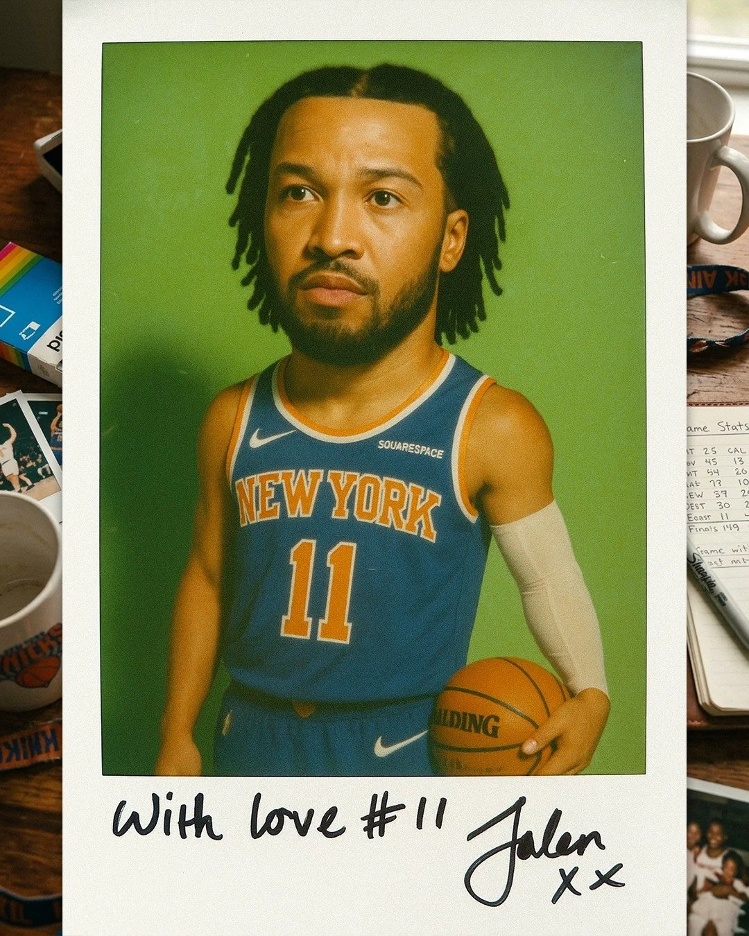 Eyes that say, &lsquo;give it to me with a minute left.&rsquo;
The Knicks captain in polaroid form. Part of the LaBooom love-letter series &mdash; the players who own a city without ever needing to shout about it.
#labooom #jalenbrunson #knicks #newy