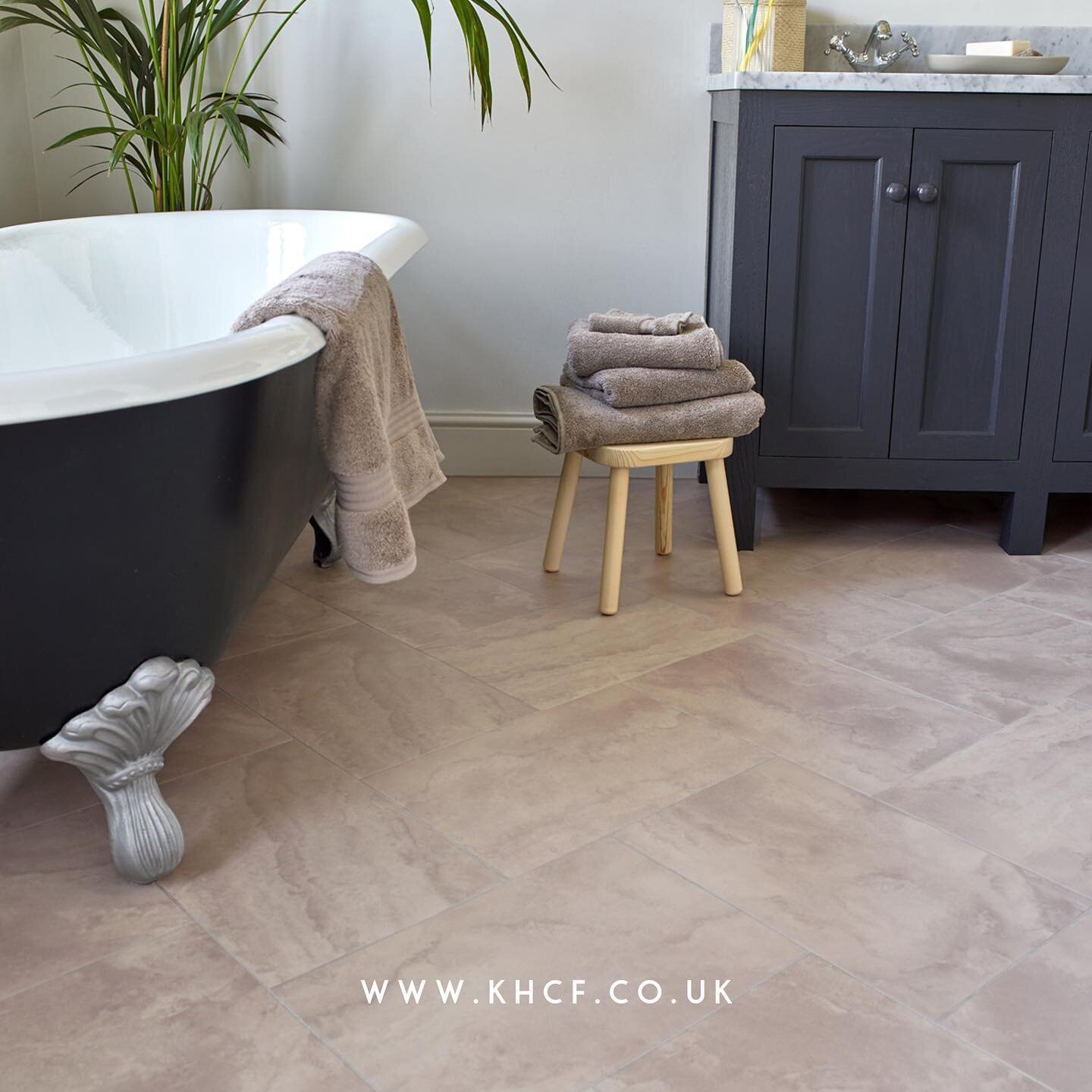 Bathroom flooring

Rose marble herringbone 

#bathroom 
#bathroomfloor 
#amtico